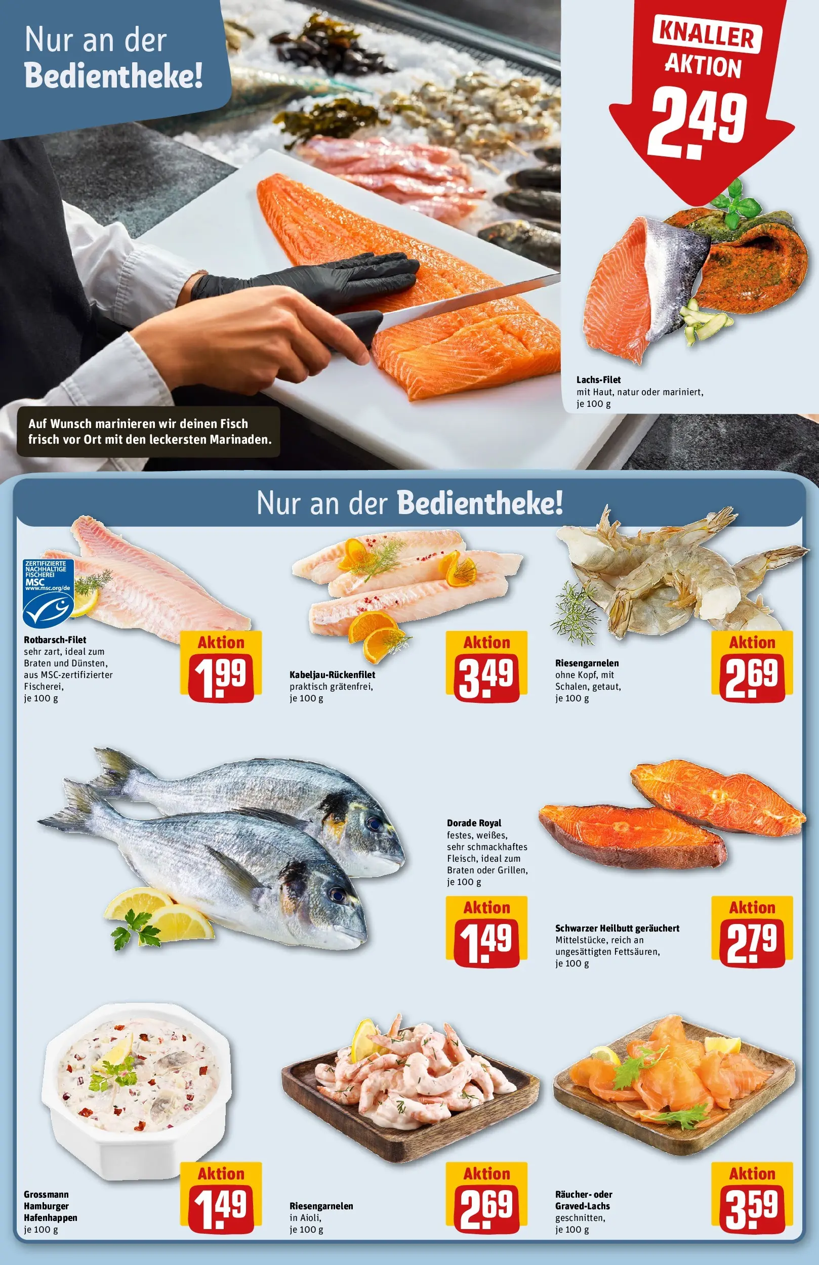 REWE Prospekt ab 30.03.2026 zum Blättern » Angebote | Seite: 35 | Produkte: Dorade, Fisch