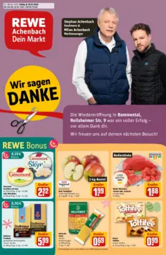 Rewe Prospekt Bammental ab 30.03.2026 gültig Rewe Prospekt Bammental ab 30.03.2026 gültig