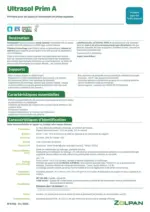 Zolpan Ultrasol Prim A fiche technique - au 31.03.2026