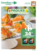 Carrefour Contact P&Acirc;QUES POUR TOUS LES GO&Ucirc;TS - au 06.04.2026