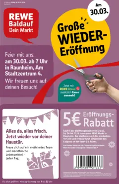 Rewe Prospekt Raunheim	 ab 30.03.2026 gültig