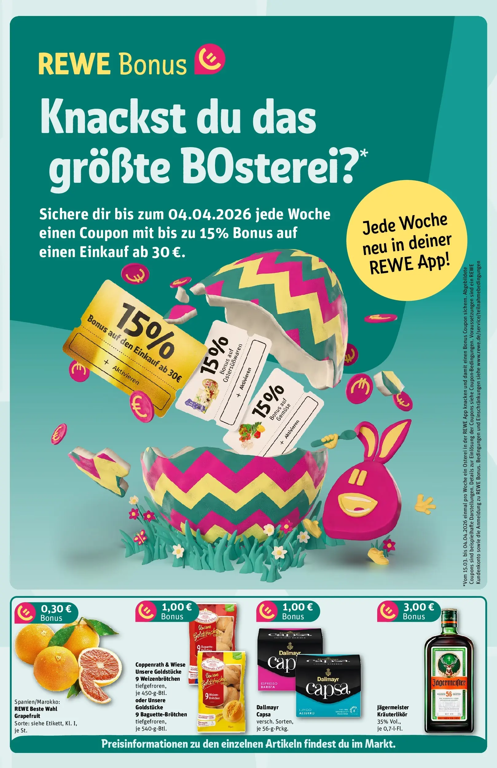 REWE Prospekt ab 29.03.2026 zum Blättern » Angebote | Seite: 3