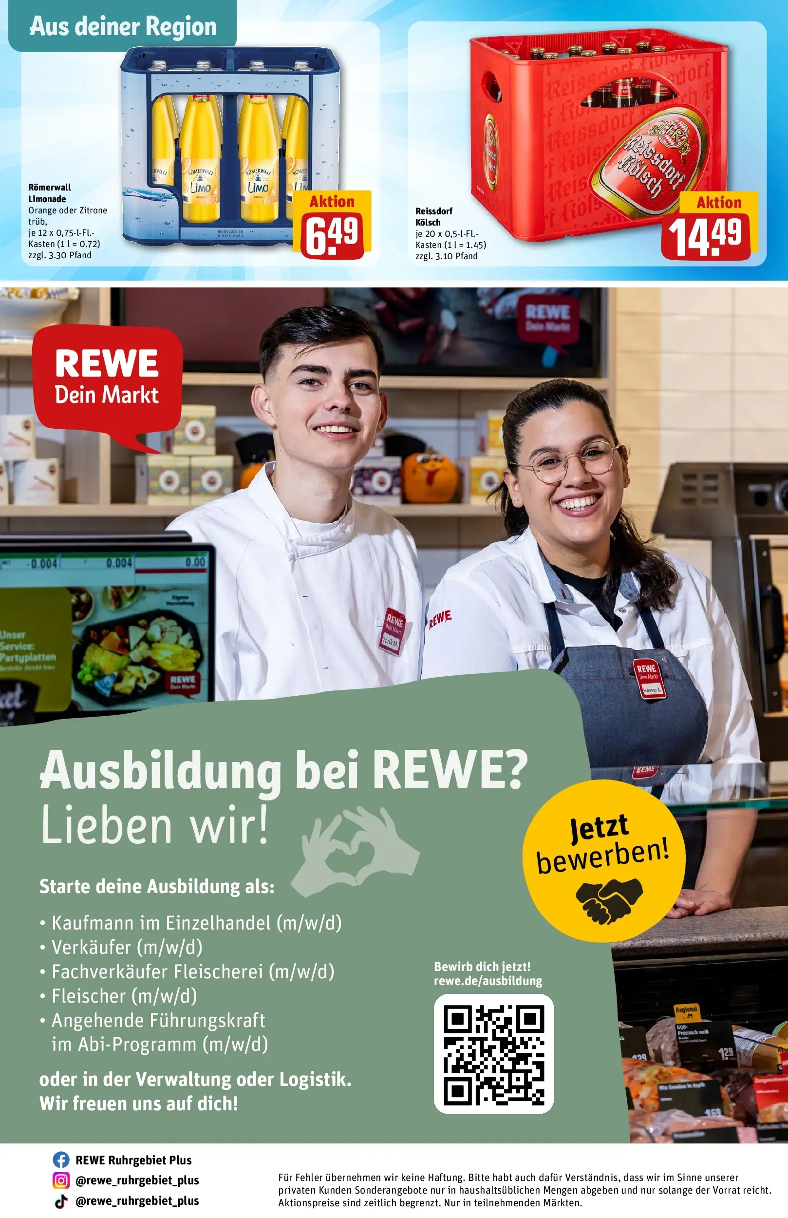 REWE Prospekt ab 30.03.2026 zum Blättern » Angebote | Seite: 35 | Produkte: Limonade, Zitrone