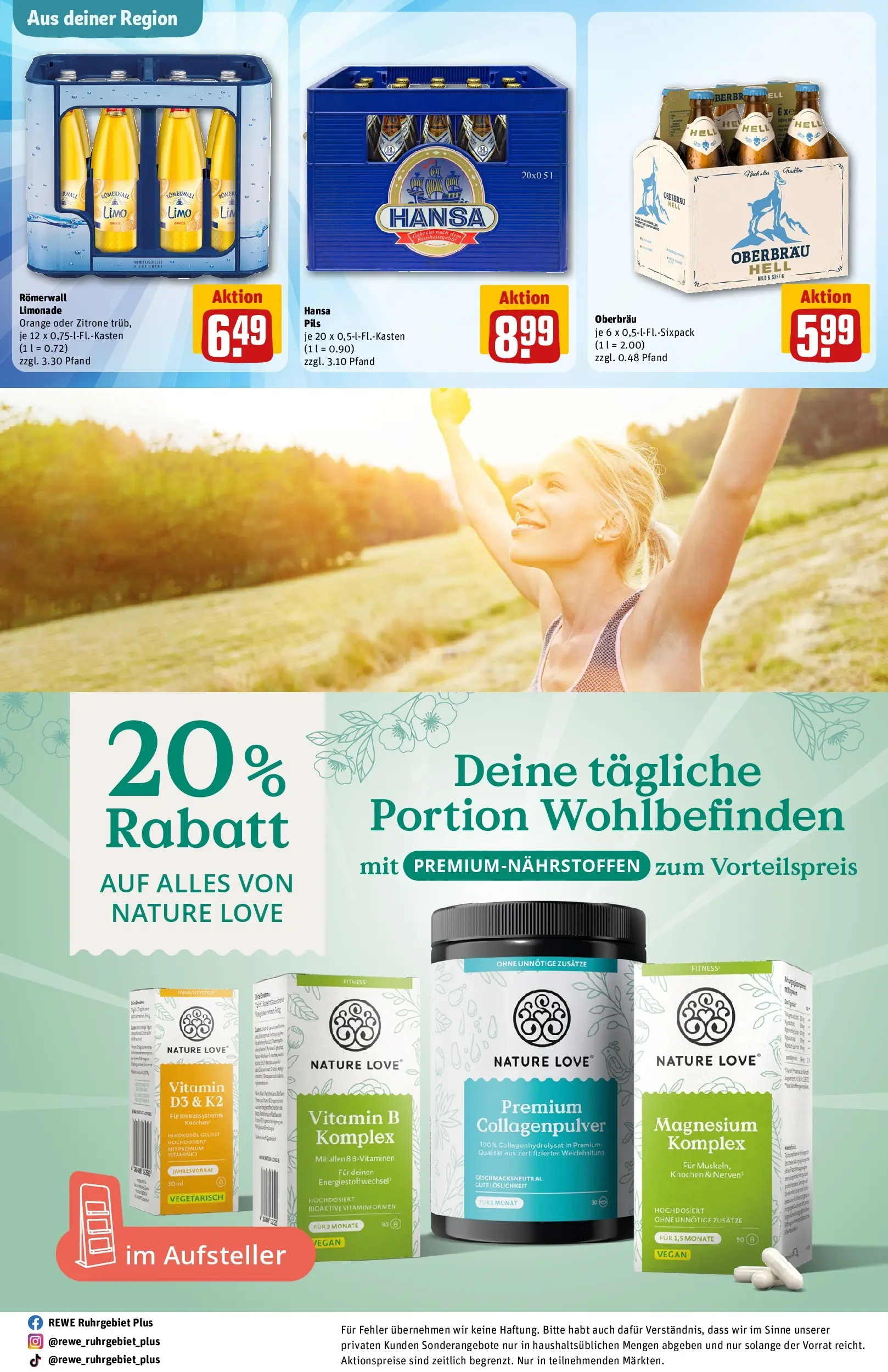 REWE Prospekt ab 30.03.2026 zum Blättern » Angebote | Seite: 35 | Produkte: Pils, Limonade, Zitrone