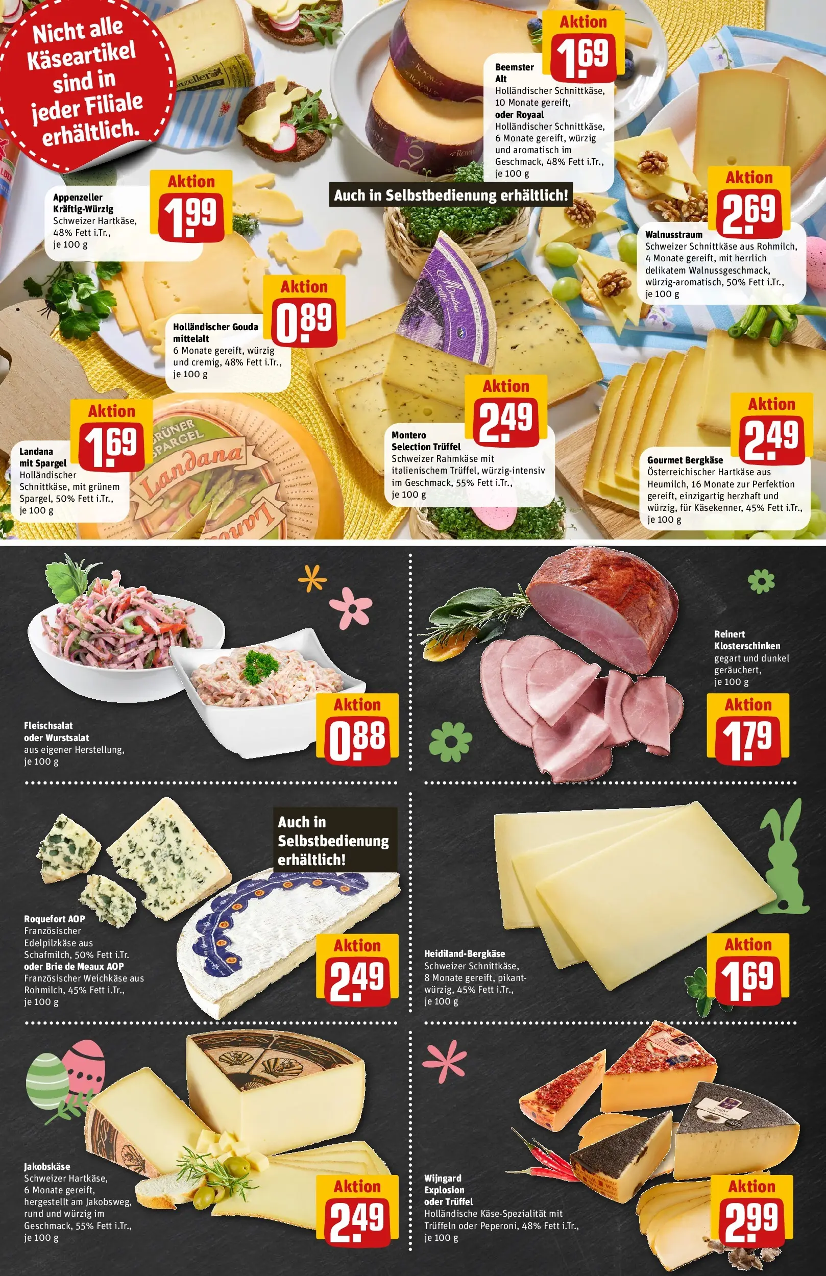 REWE Prospekt ab 30.03.2026 zum Blättern » Angebote | Seite: 9 | Produkte: Gouda, Spargel