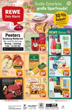 Rewe Prospekt Duisburg ab 30.03.2026 gültig Rewe Prospekt Duisburg ab 30.03.2026 gültig