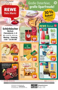 Rewe Prospekt Beckum ab 30.03.2026 gültig Rewe Prospekt Beckum ab 30.03.2026 gültig