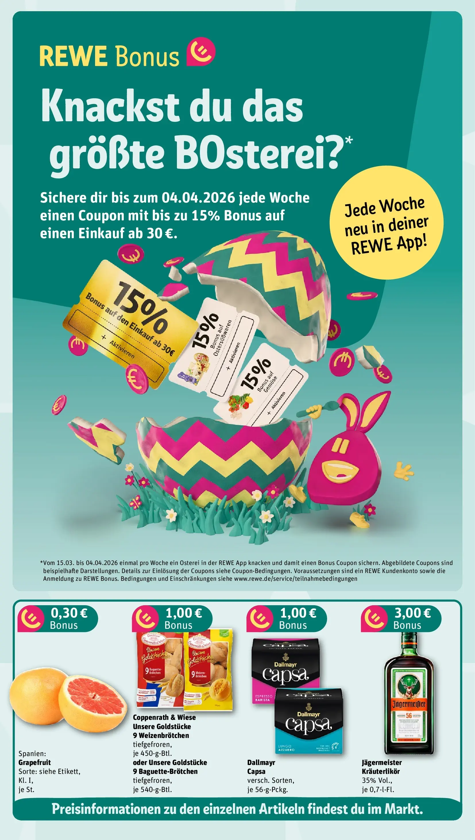 REWE Prospekt ab 29.03.2026 zum Blättern » Angebote | Seite: 3