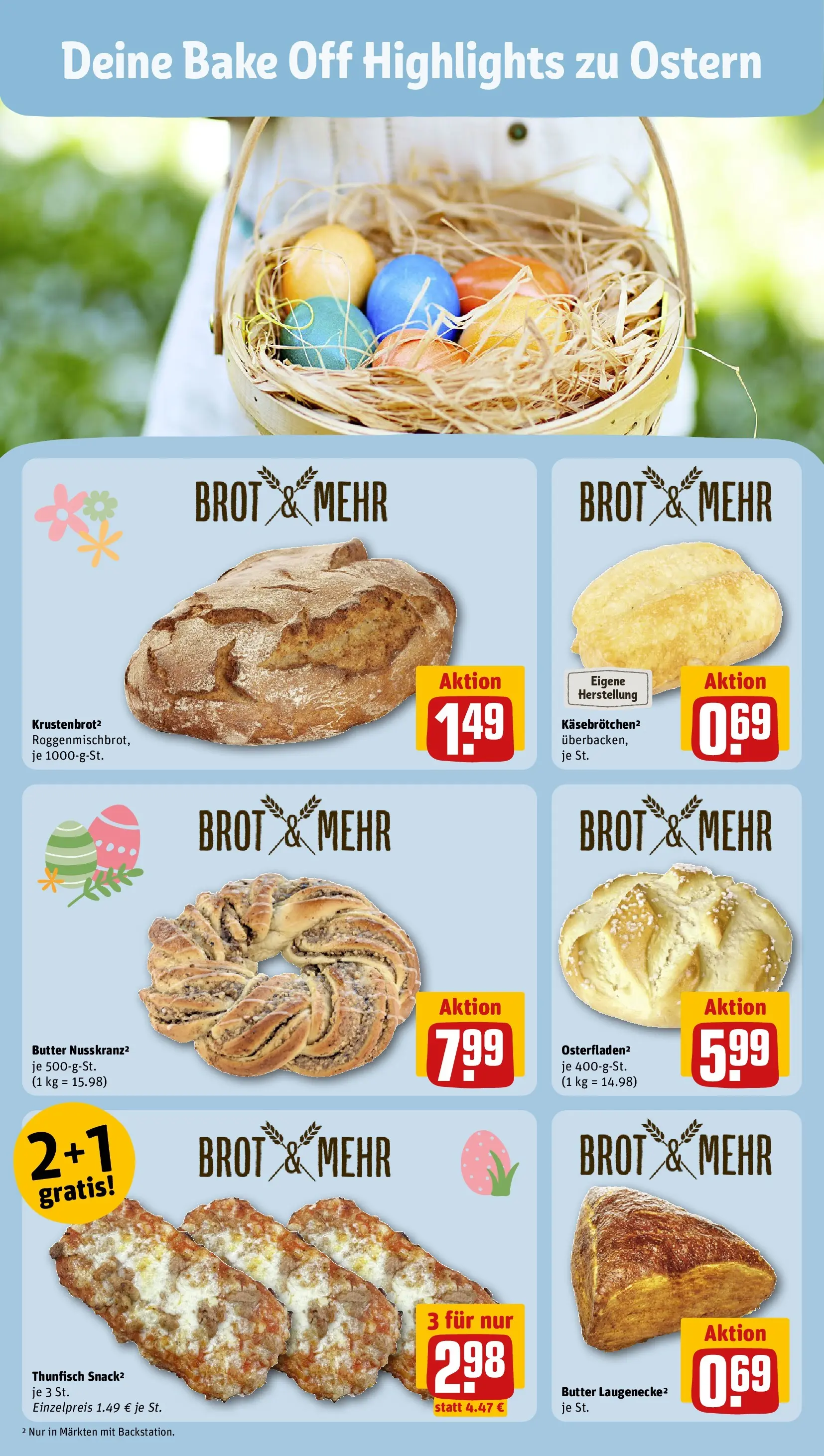 REWE Prospekt ab 30.03.2026 zum Blättern » Angebote | Seite: 14 | Produkte: Butter, Thunfisch, Brot