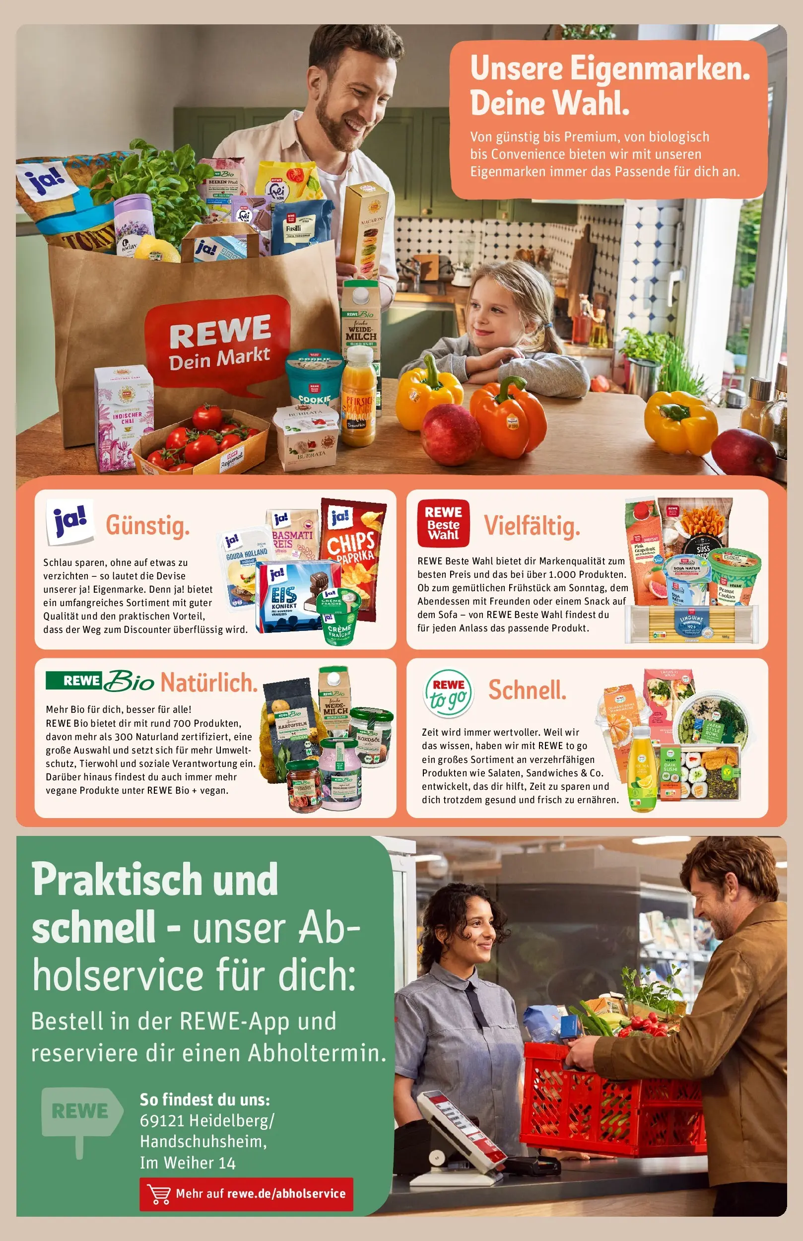 REWE Prospekt ab 04.05.2026 zum Blättern » Angebote | Seite: 32 | Produkte: Musli, Gouda, Paprika, Saft