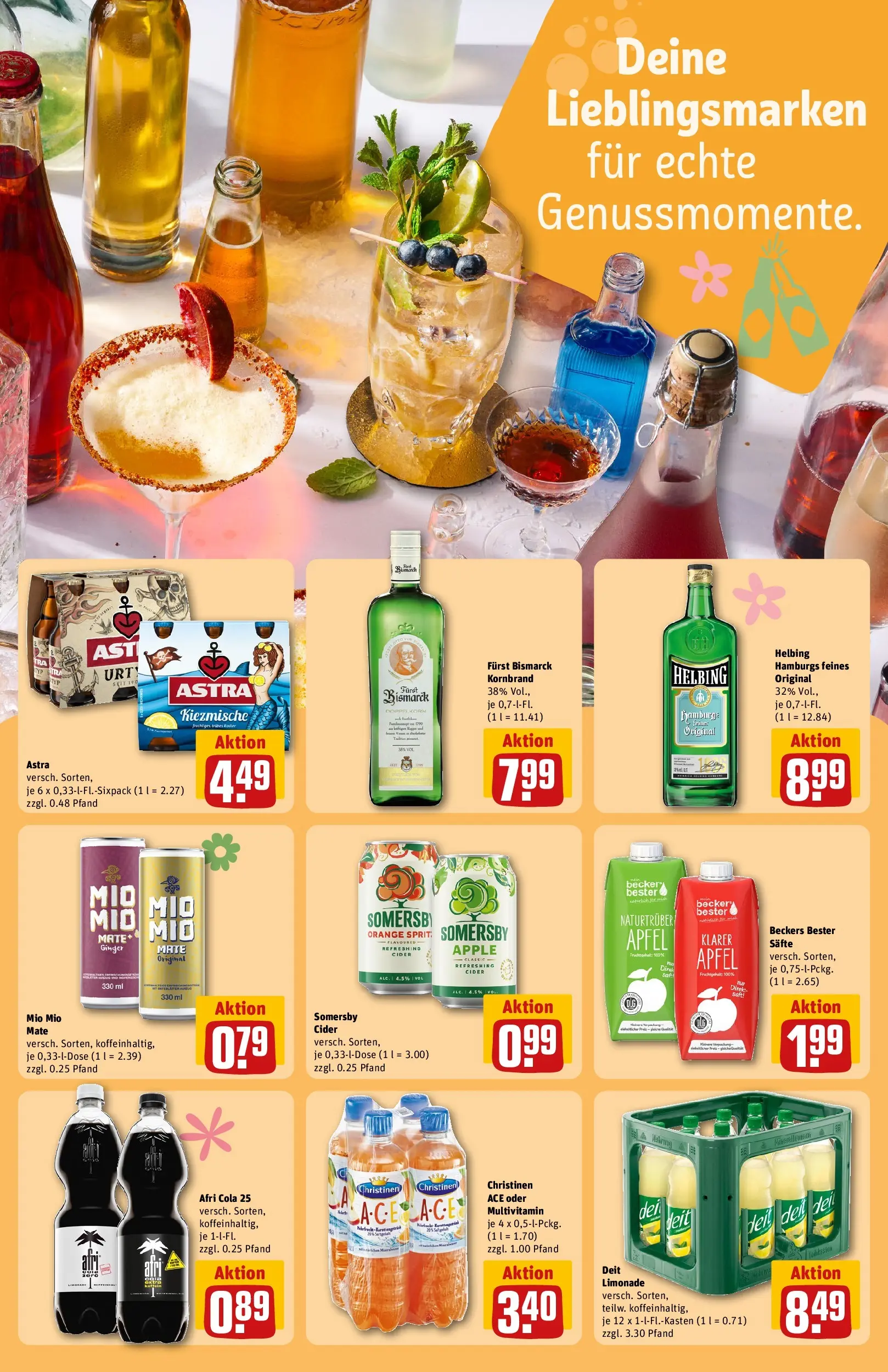 REWE Prospekt ab 30.03.2026 zum Blättern » Angebote | Seite: 22 | Produkte: Äpfel, Astra, Limonade, Apple