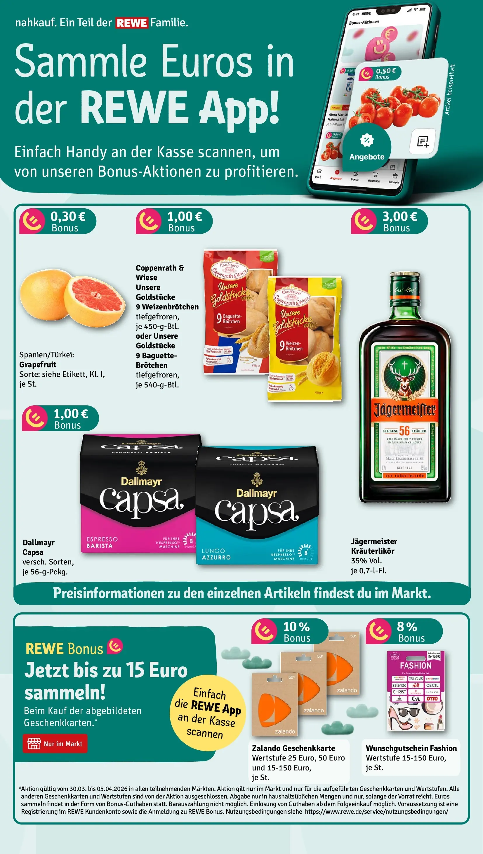 REWE Prospekt ab 30.03.2026 zum Blättern » Angebote | Seite: 8