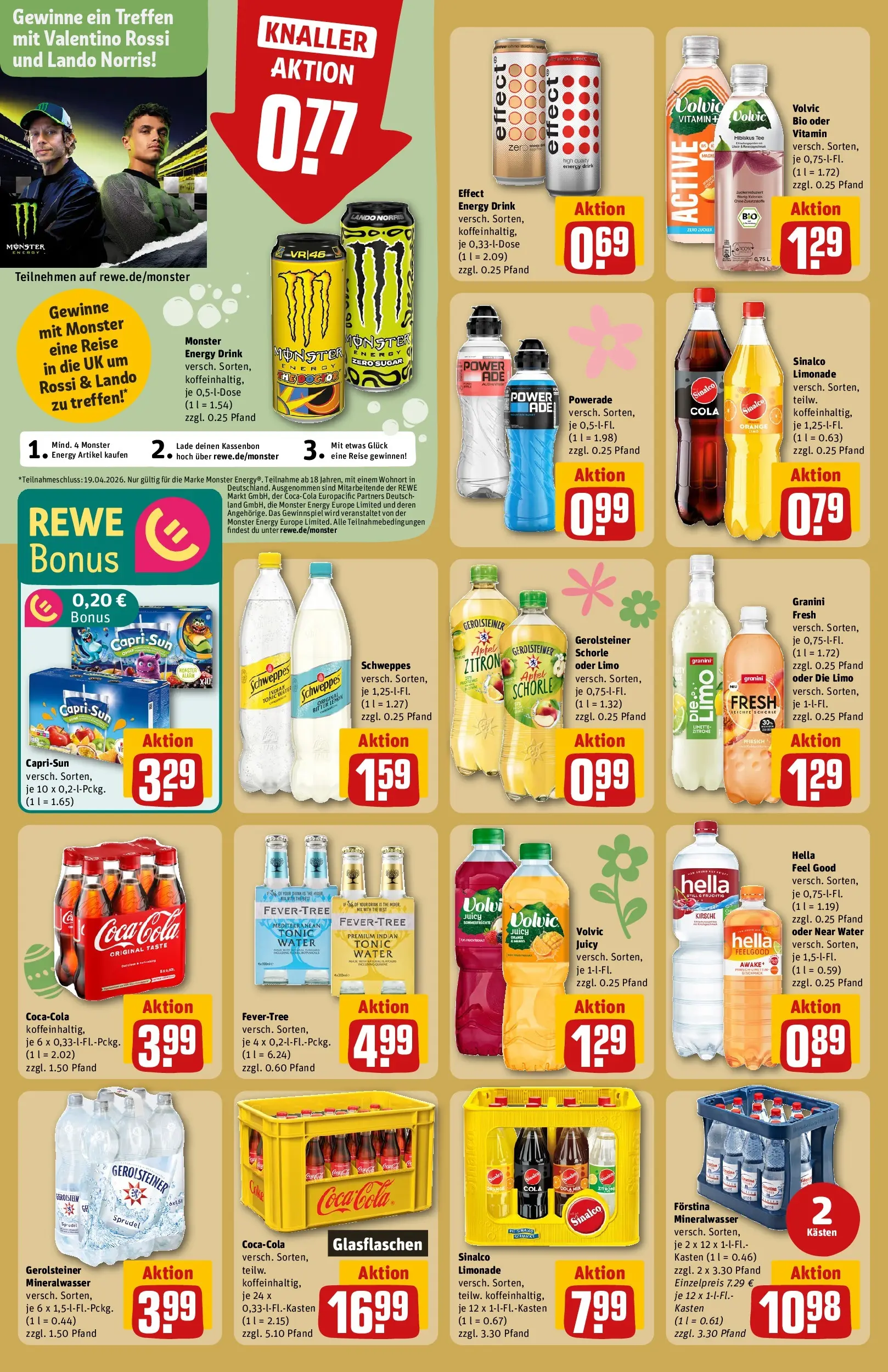 REWE Prospekt ab 30.03.2026 zum Blättern » Angebote | Seite: 26 | Produkte: Capri sun, Energy, Monster, Powerade