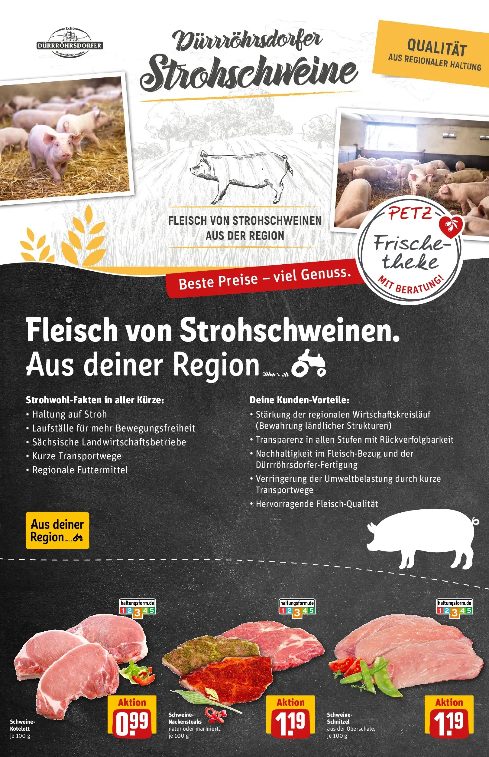 REWE Prospekt ab 17.05.2026 zum Blättern » Angebote | Seite: 12 | Produkte: Nackensteaks, Theke, Schnitzel, Fleisch