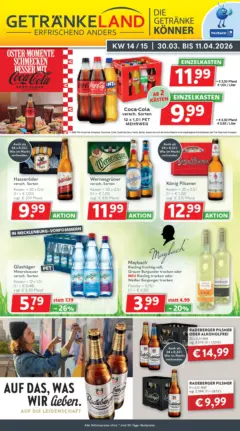 Getränkeland Prospekt Neustrelitz ab 30.03.2026 gültig
