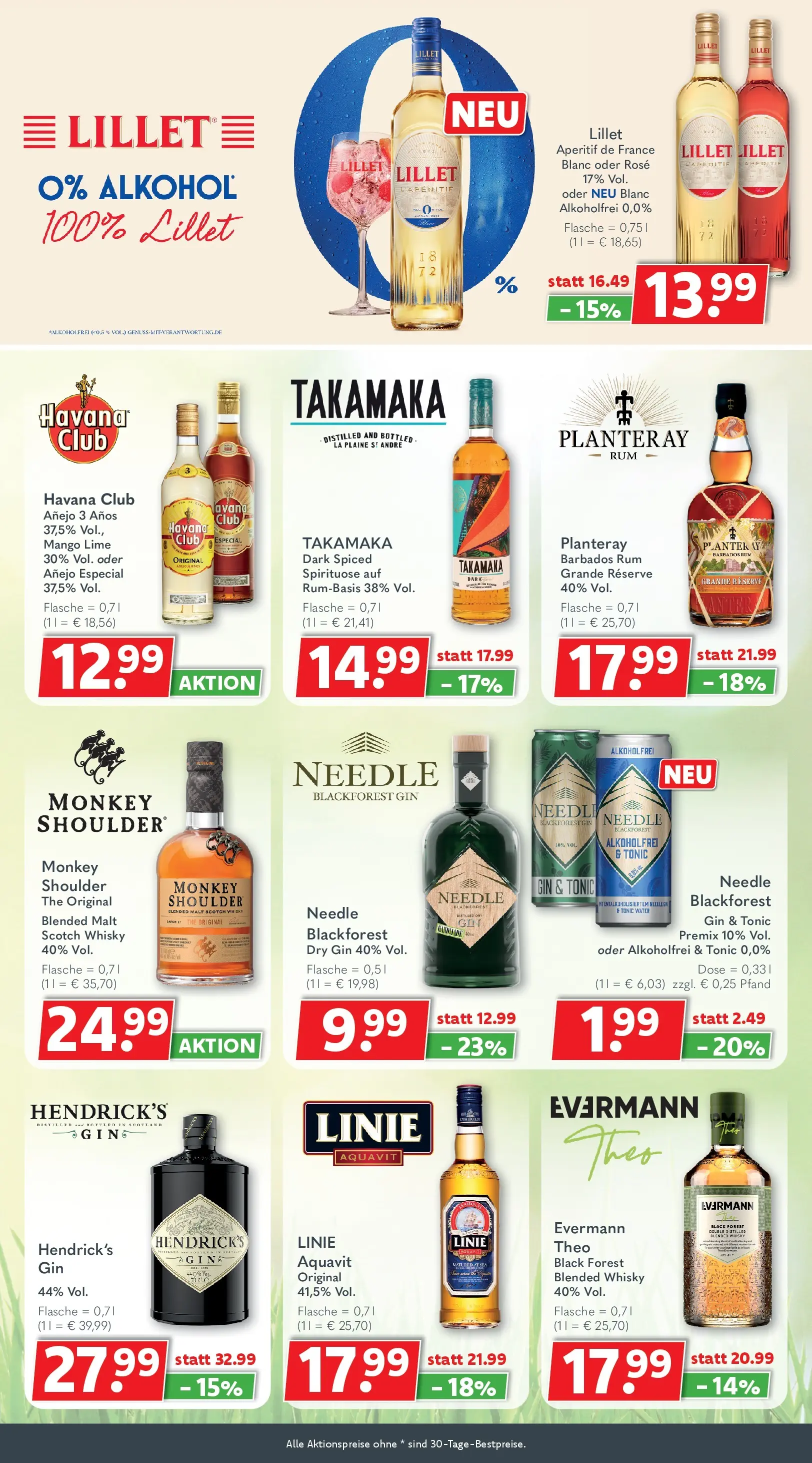 Getränkeland Prospekt Neustrelitz (ab 30.03.2026) zum Blättern | Seite: 9 | Produkte: Havana club, Whisky, Rum, Gin