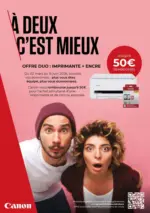 LDLC Canon vous rembourse jusqu'&agrave; 50 &euro; pour l'achat d'une imprimante et de cartouches - au 15.06.2026