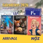 Noz Calendriers 2026 - au 05.04.2026