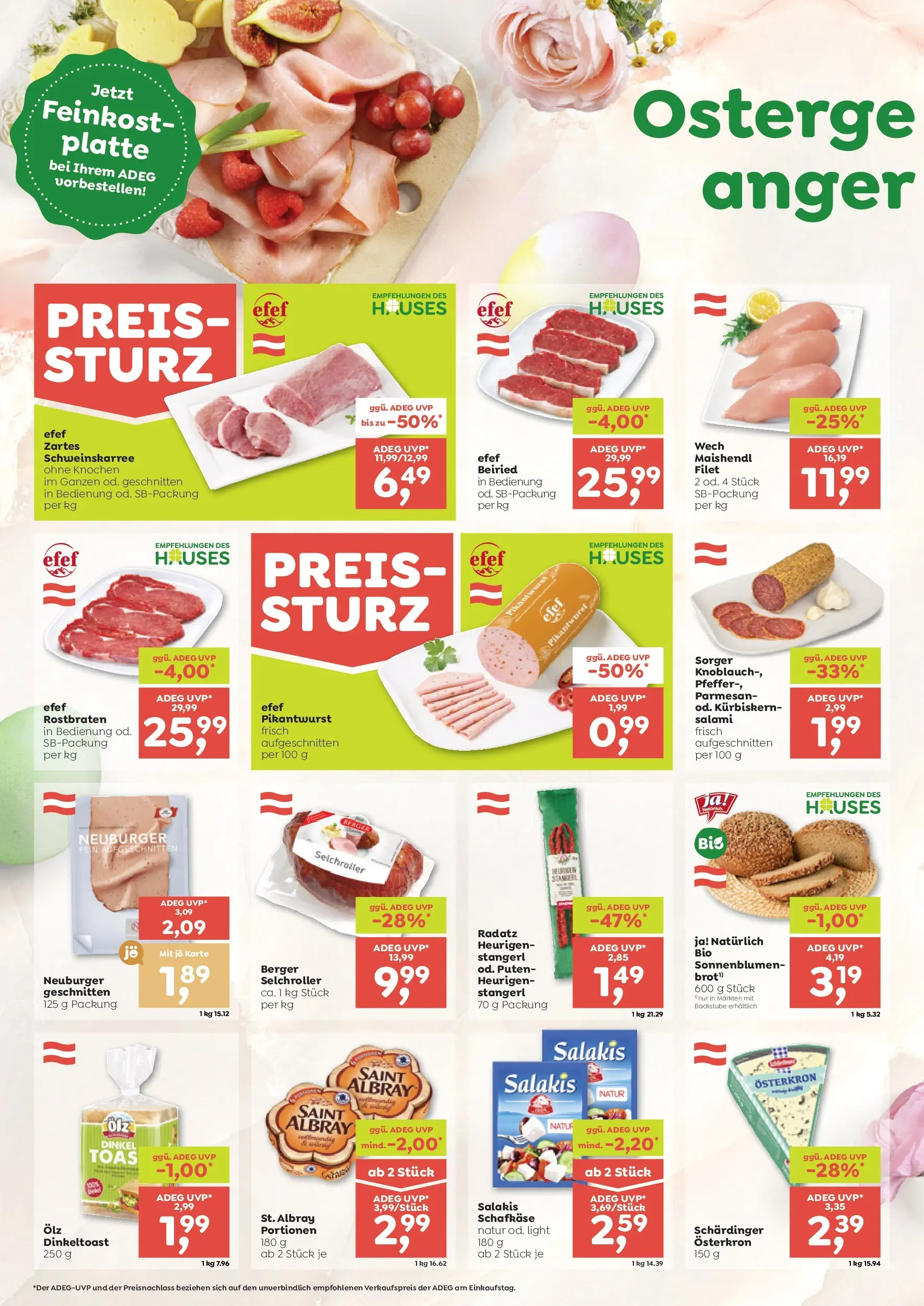 ADEG Möderbrugg, St. Jakob/Breitenau, Leoben von 26.03.2026 - Aktuelle Angebote | Seite: 4 | Produkte: Pfeffer, Knoblauch, Salami