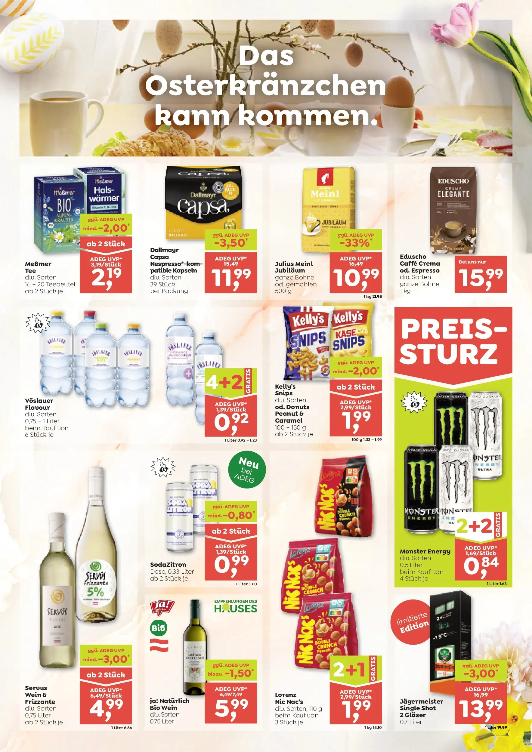 ADEG Möderbrugg, St. Jakob/Breitenau, Leoben von 26.03.2026 - Aktuelle Angebote | Seite: 9 | Produkte: Käse, Wein