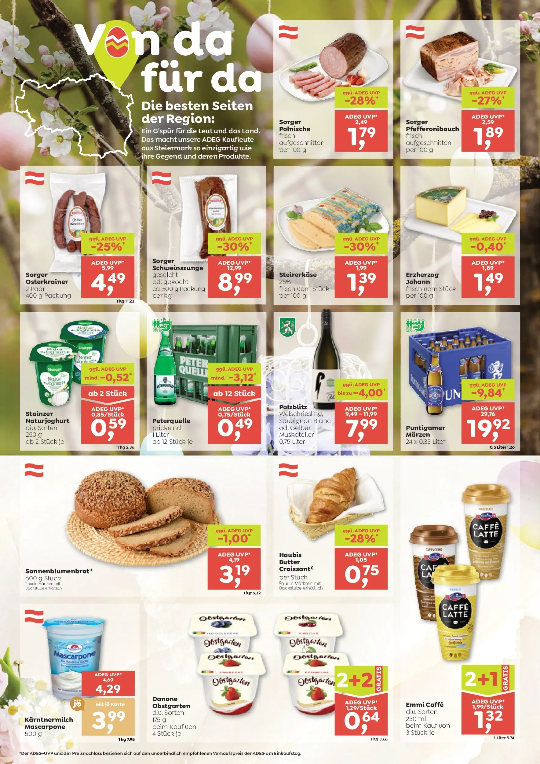 ADEG St. Magdalena, Eggersdorf, Teufenbach-Katsch von 26.03.2026 - Aktuelle Angebote | Seite: 4 | Produkte: Butter