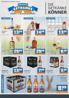 Angebote - Getränke Lehmann: Getränkeangebote ab 29.03.2026 gültig | Seite: 4 | Produkte: Apfelsaft, Radler, Budweiser, Uhr