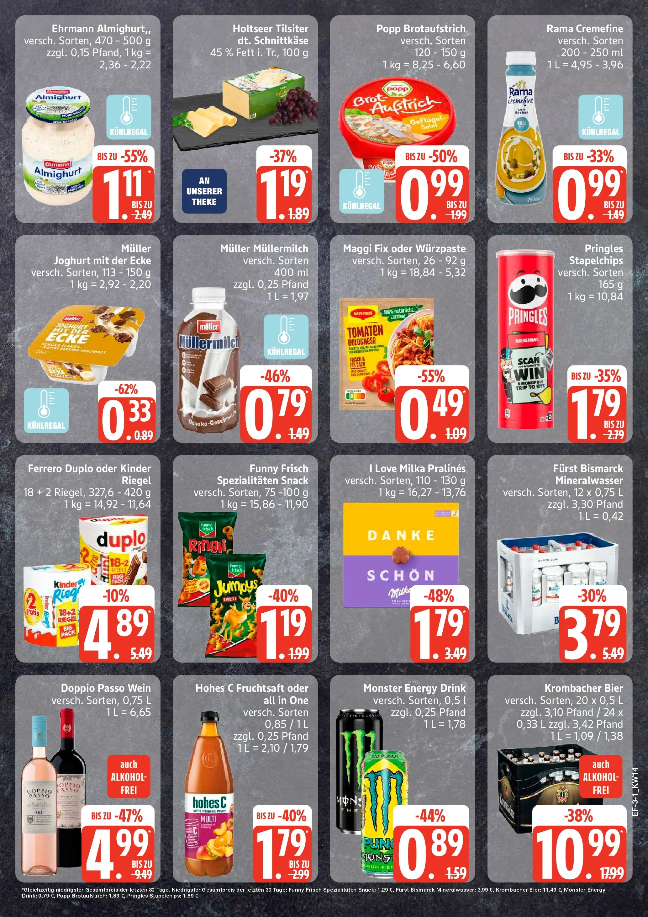 Edeka prospekt Luhnstedt	 (ab 29.03.2026) » Angebote Online | Seite: 3 | Produkte: Rama, Milka, Brot, Muller mullermilch