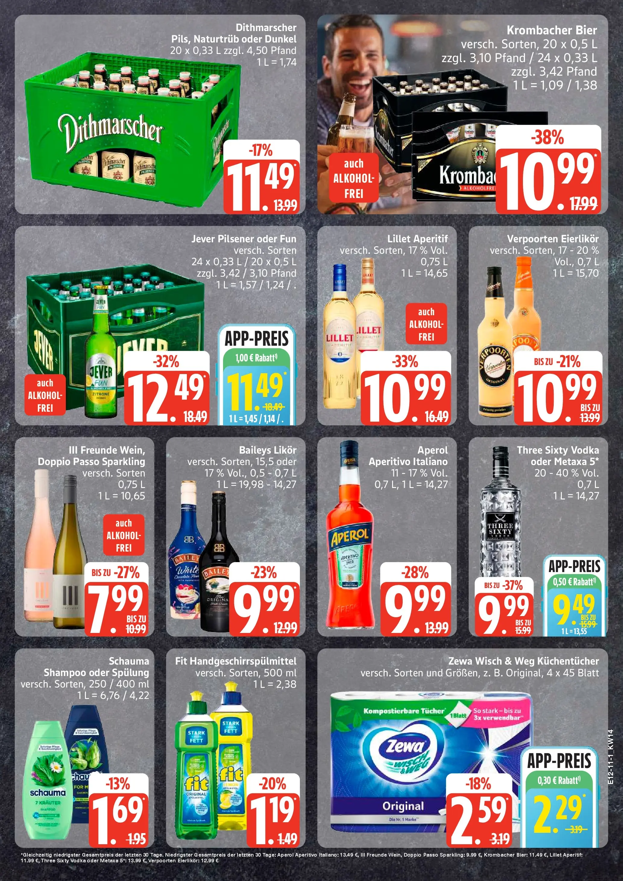 Edeka prospekt Sterup	 (ab 29.03.2026) » Angebote Online | Seite: 11 | Produkte: Likör, Shampoo, Doppio Passo, Vodka
