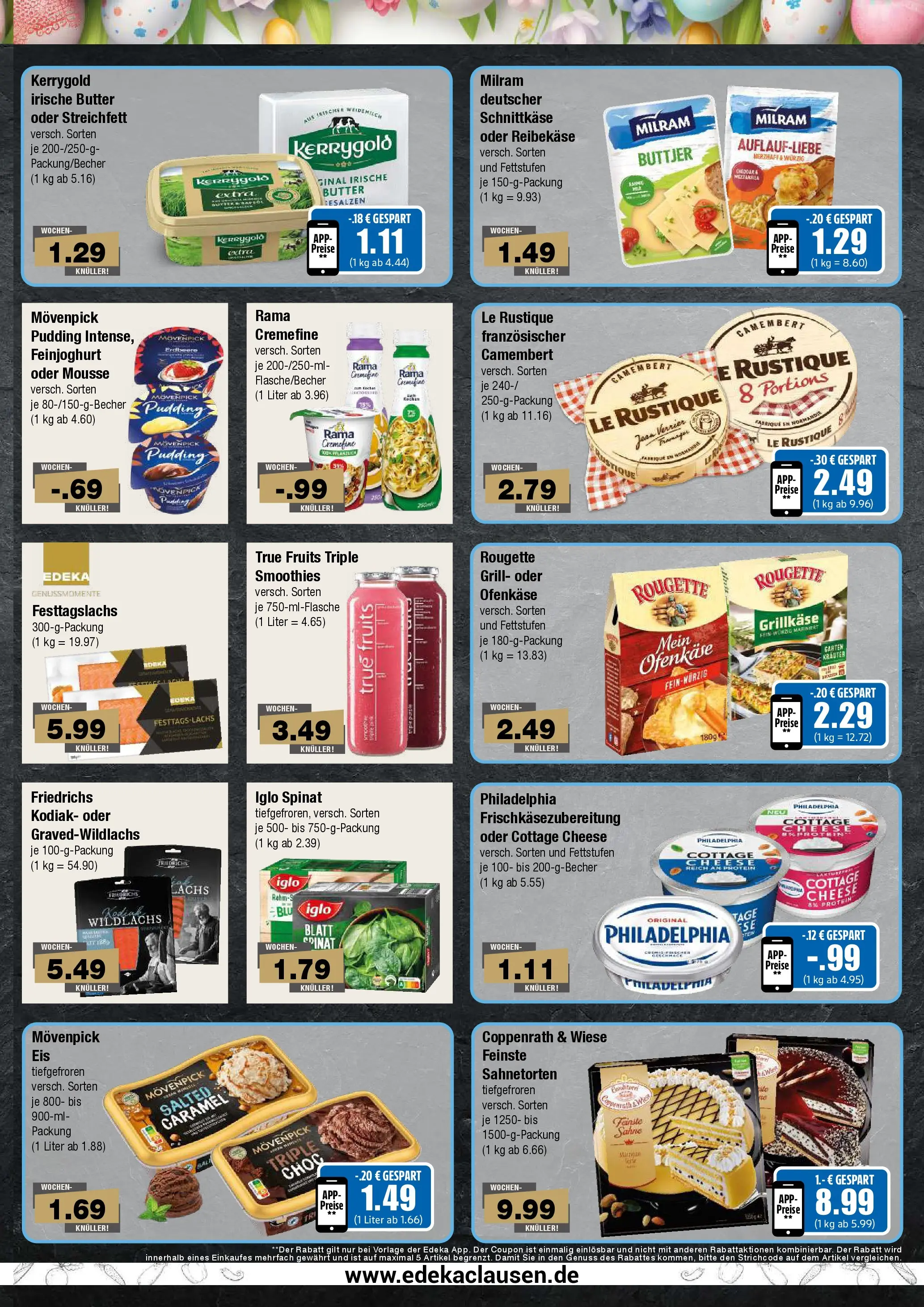 Edeka prospekt Hamburg	 (ab 30.03.2026) » Angebote Online | Seite: 5 | Produkte: Pudding, Lachs, Sahne, Eis