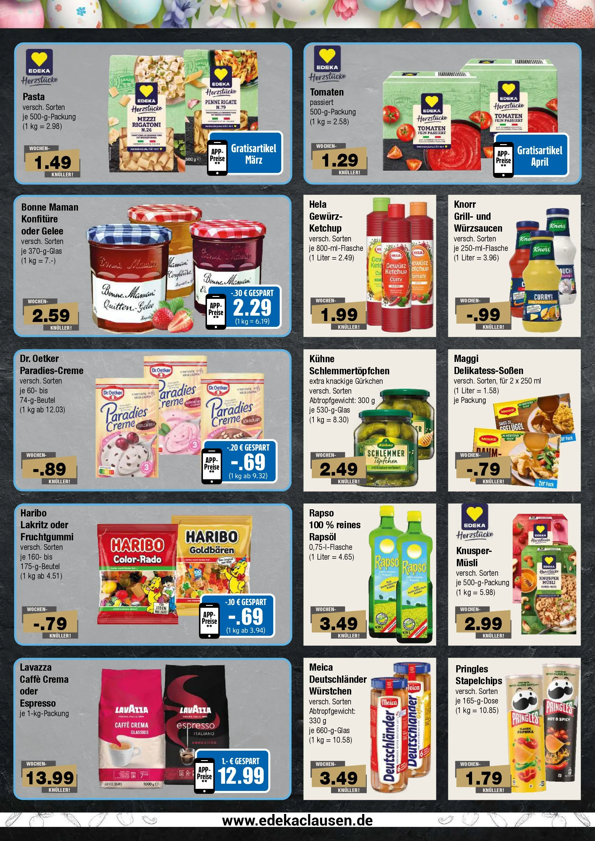 Edeka prospekt Hamburg	 (ab 30.03.2026) » Angebote Online | Seite: 6 | Produkte: Musli, Pringles, Chips, Bonne maman