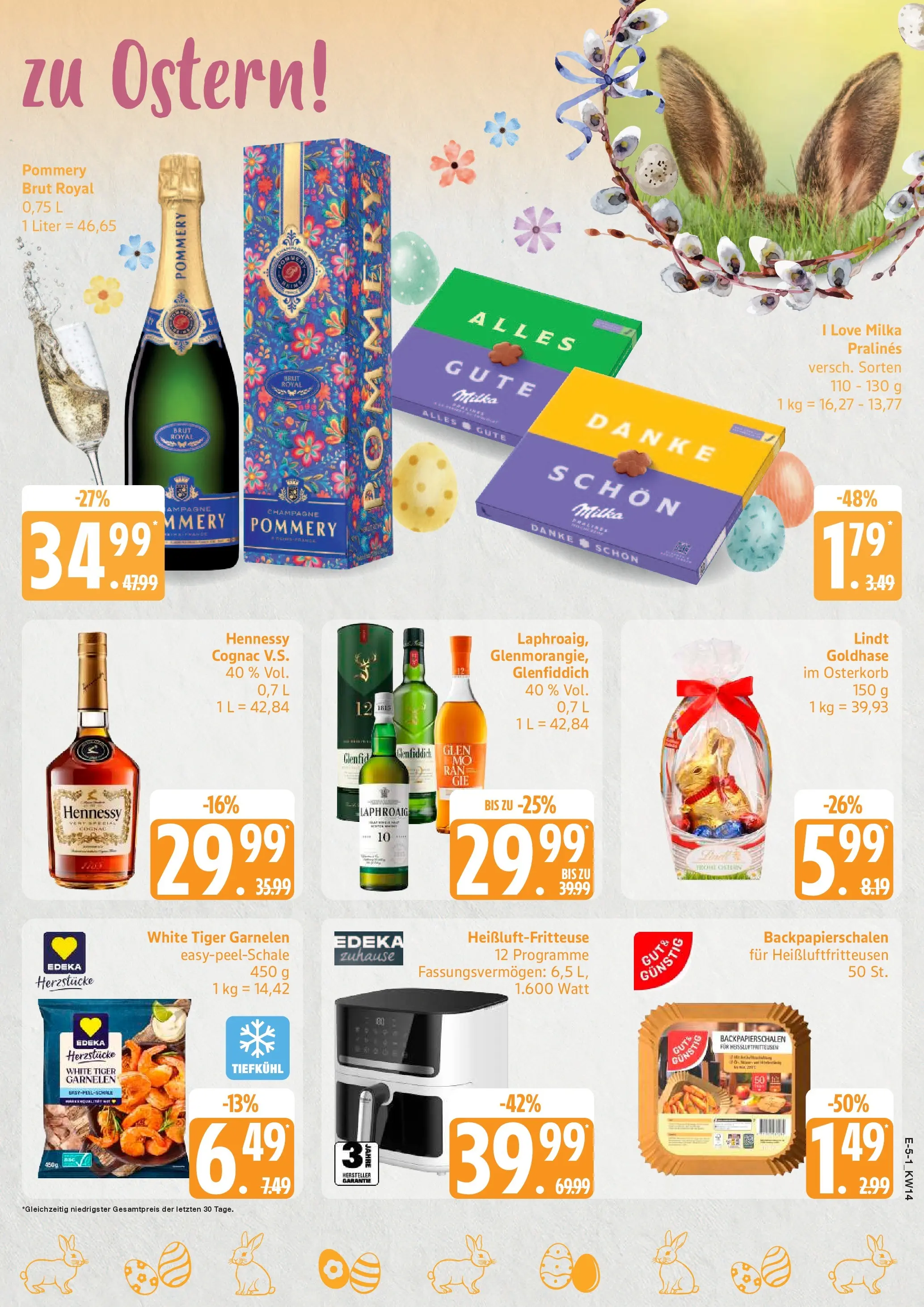 Edeka prospekt Hamburg	 (ab 29.03.2026) » Angebote Online | Seite: 5 | Produkte: Whisky, Garnelen, Lindt, Tiger garnelen