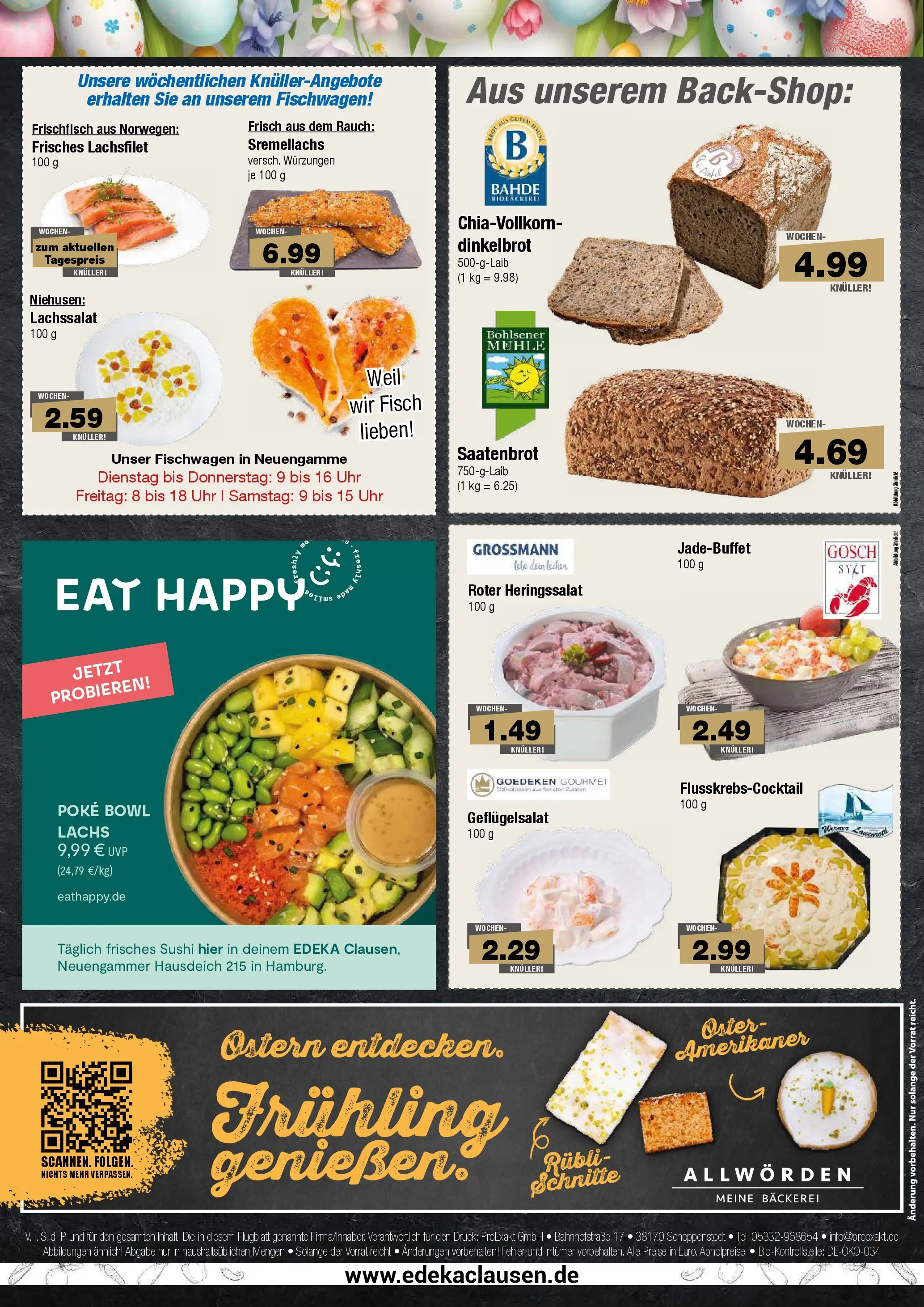 Edeka prospekt Hamburg	 (ab 30.03.2026) » Angebote Online | Seite: 8 | Produkte: Mühle, Fisch, Lachs, Uhr