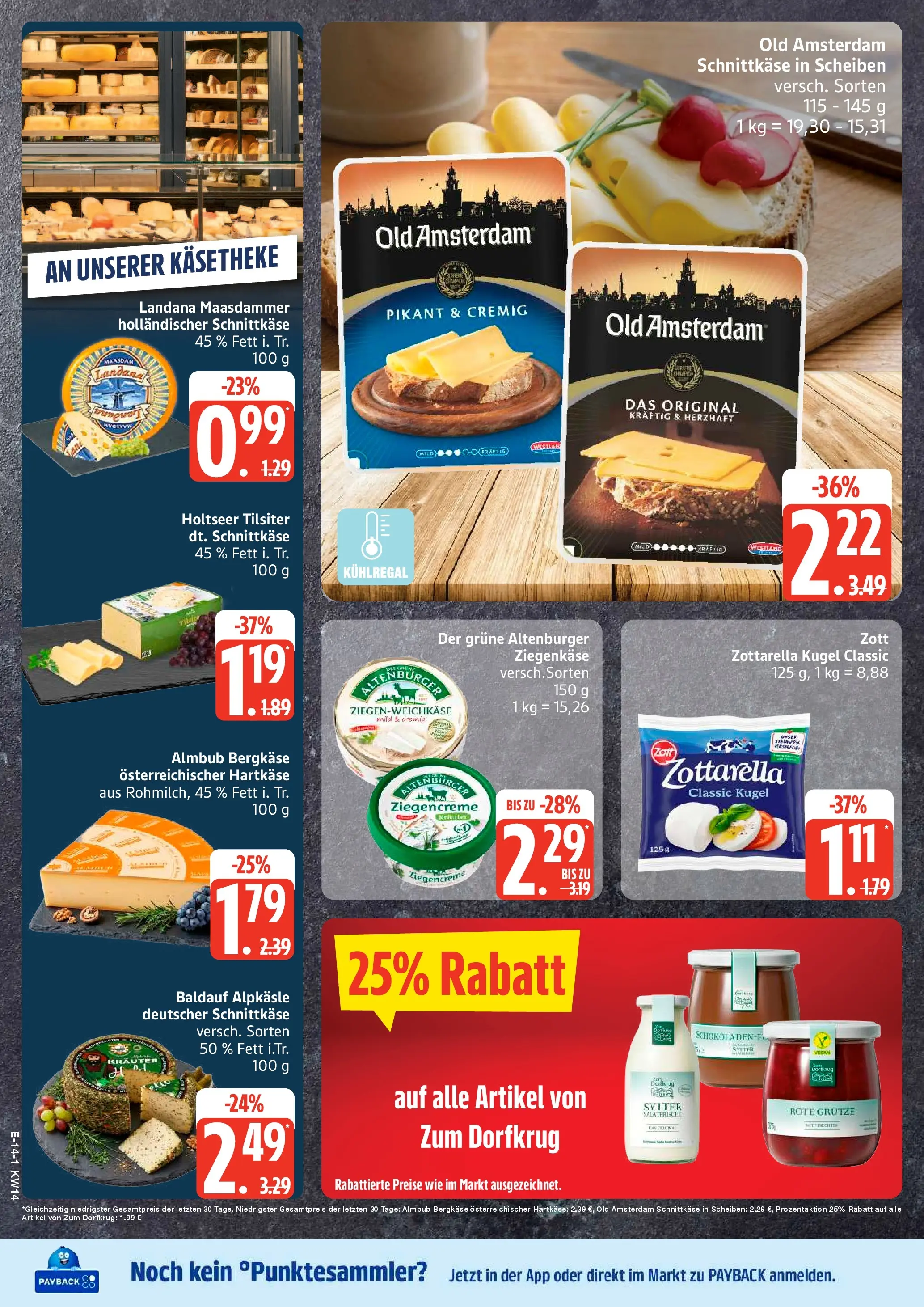 Edeka prospekt Hamburg	 (ab 29.03.2026) » Angebote Online | Seite: 16 | Produkte: Ziegenkäse, Burger