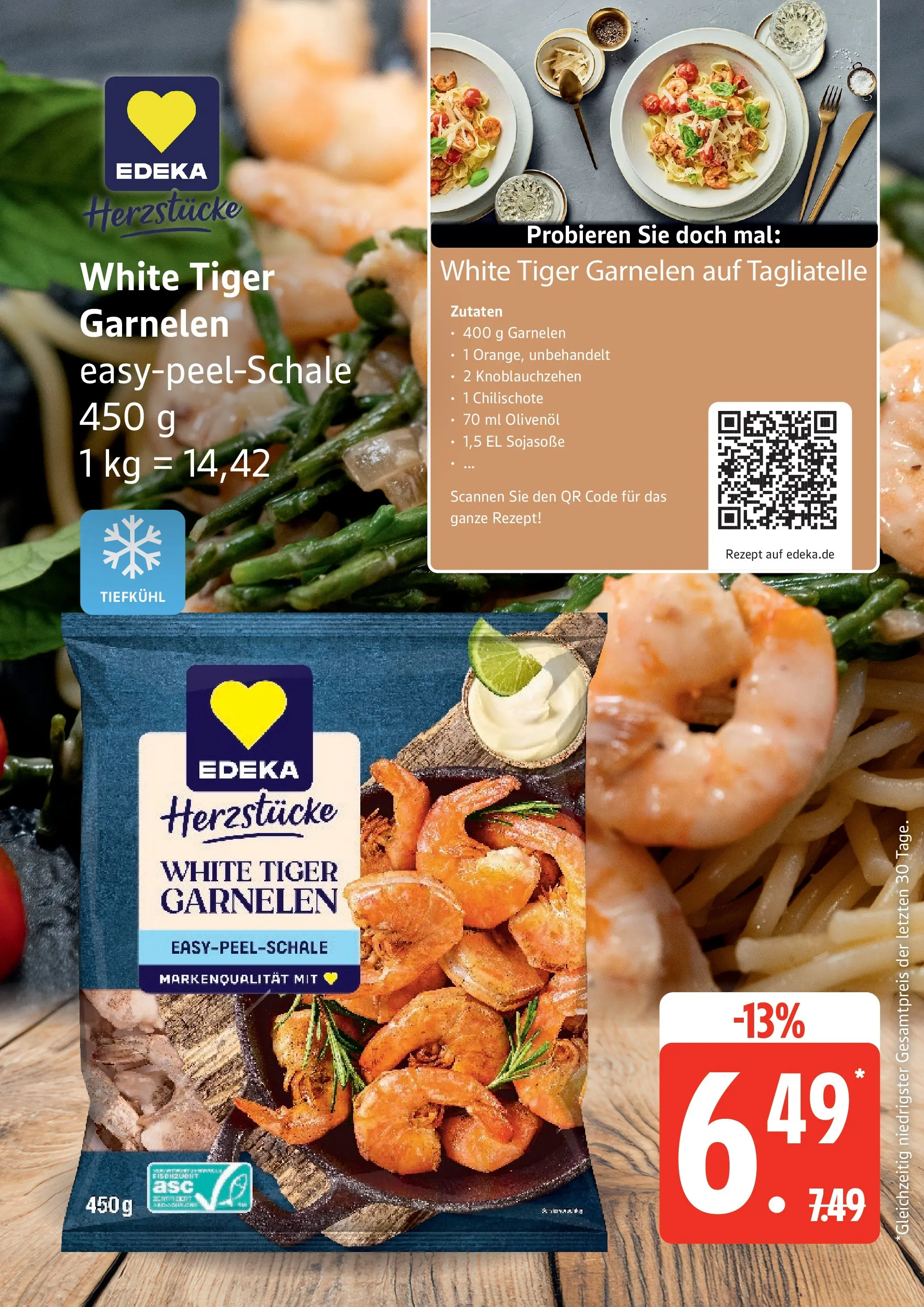 Edeka prospekt Hamburg	 (ab 29.03.2026) » Angebote Online | Seite: 19 | Produkte: Sojasoße, Olivenol, Garnelen, Tiger garnelen