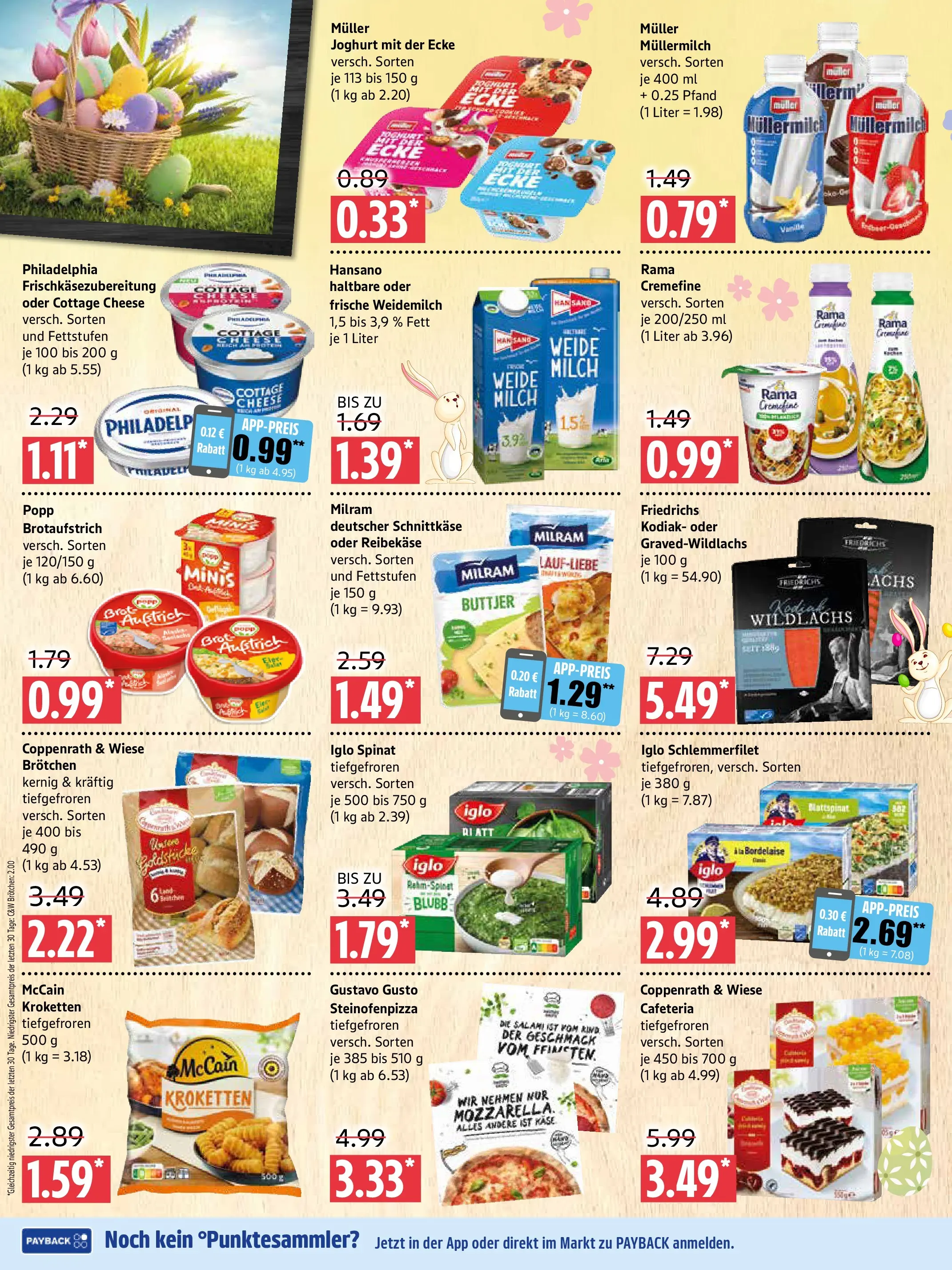 Angebote (ab 30.03.2026) » Angebote Online | Seite: 4 | Produkte: Rama, Philadelphia, Milram, Muller mullermilch