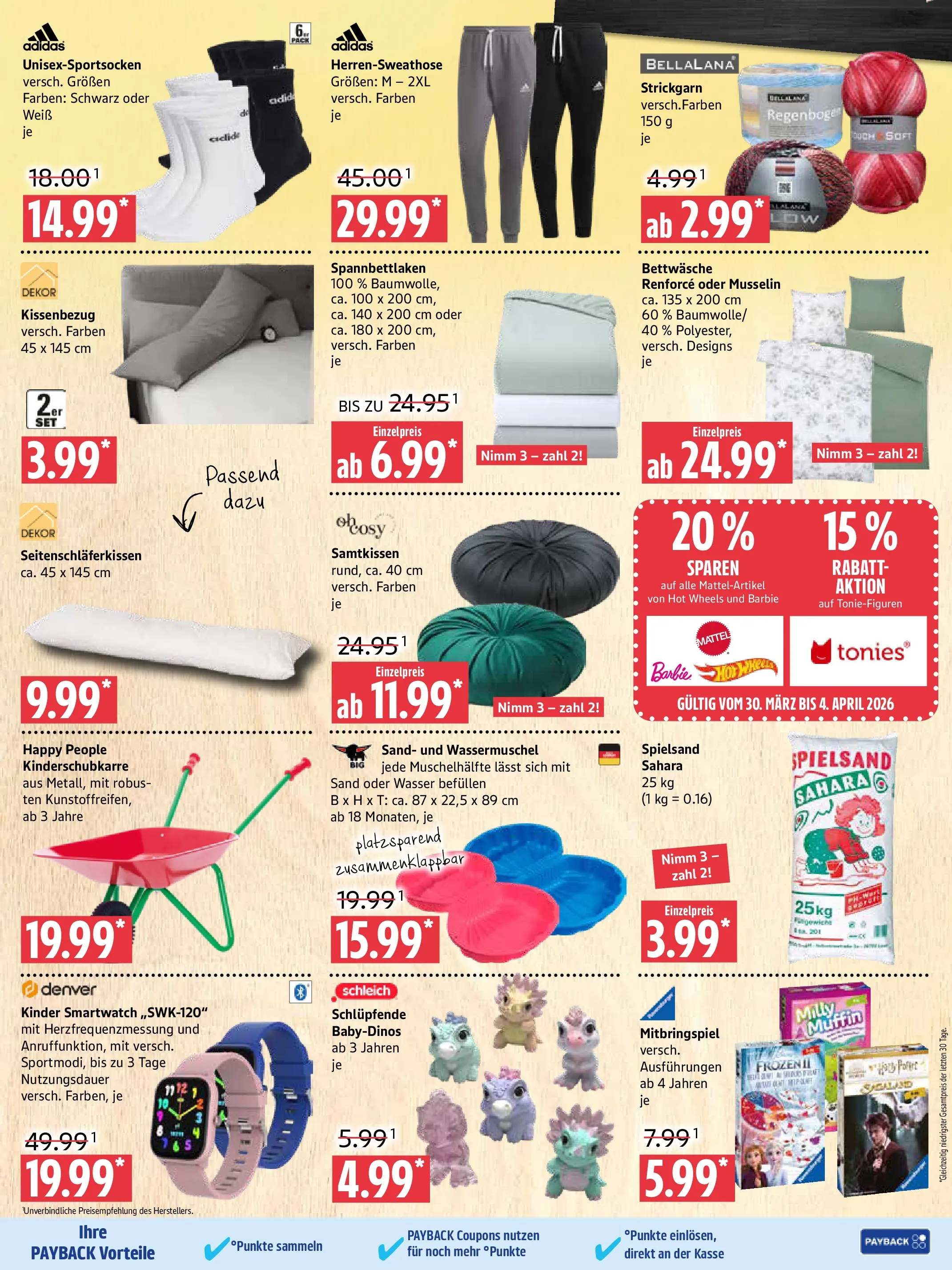 Angebote (ab 30.03.2026) » Angebote Online | Seite: 11 | Produkte: Smartwatch, Bettwäsche, Wasser