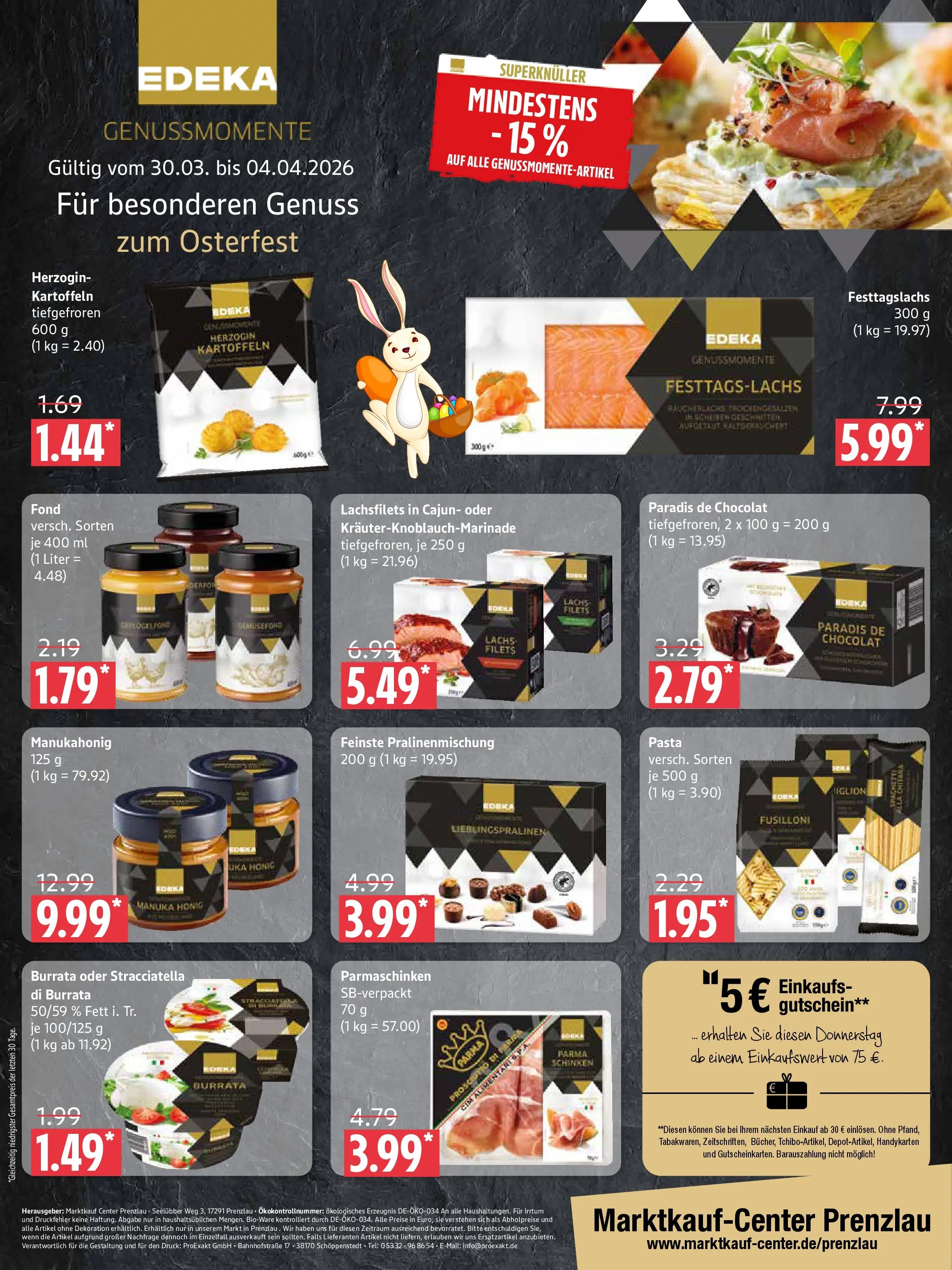 Angebote (ab 30.03.2026) » Angebote Online | Seite: 12 | Produkte: Burrata, Kartoffeln, Pasta, Schinken