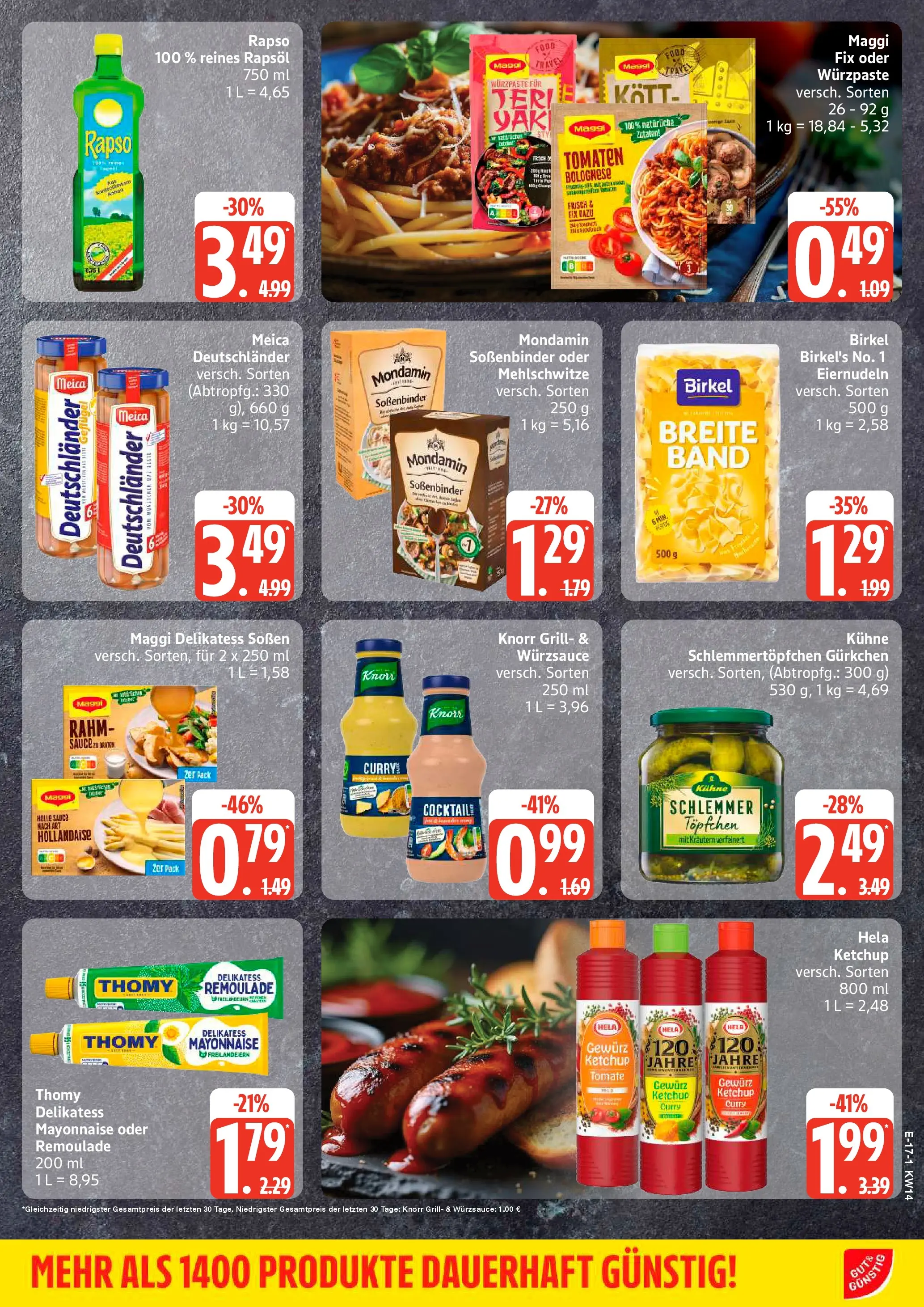 Angebote (ab 30.03.2026) » Angebote Online | Seite: 17 | Produkte: Grill, Maggi, Knorr, Meica
