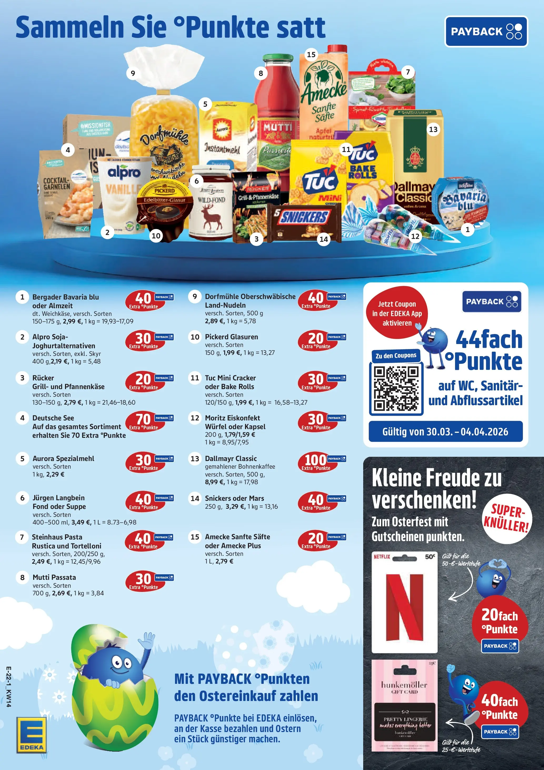 Angebote (ab 30.03.2026) » Angebote Online | Seite: 22 | Produkte: Garnelen, Mars, Skyr, Dallmayr