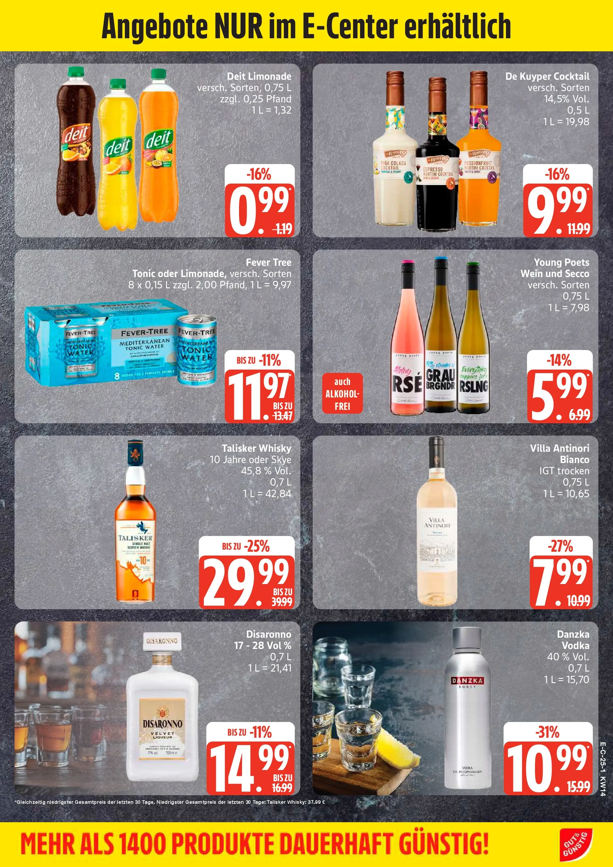 Angebote (ab 30.03.2026) » Angebote Online | Seite: 25 | Produkte: Martini, Whisky, Limonade, Wein