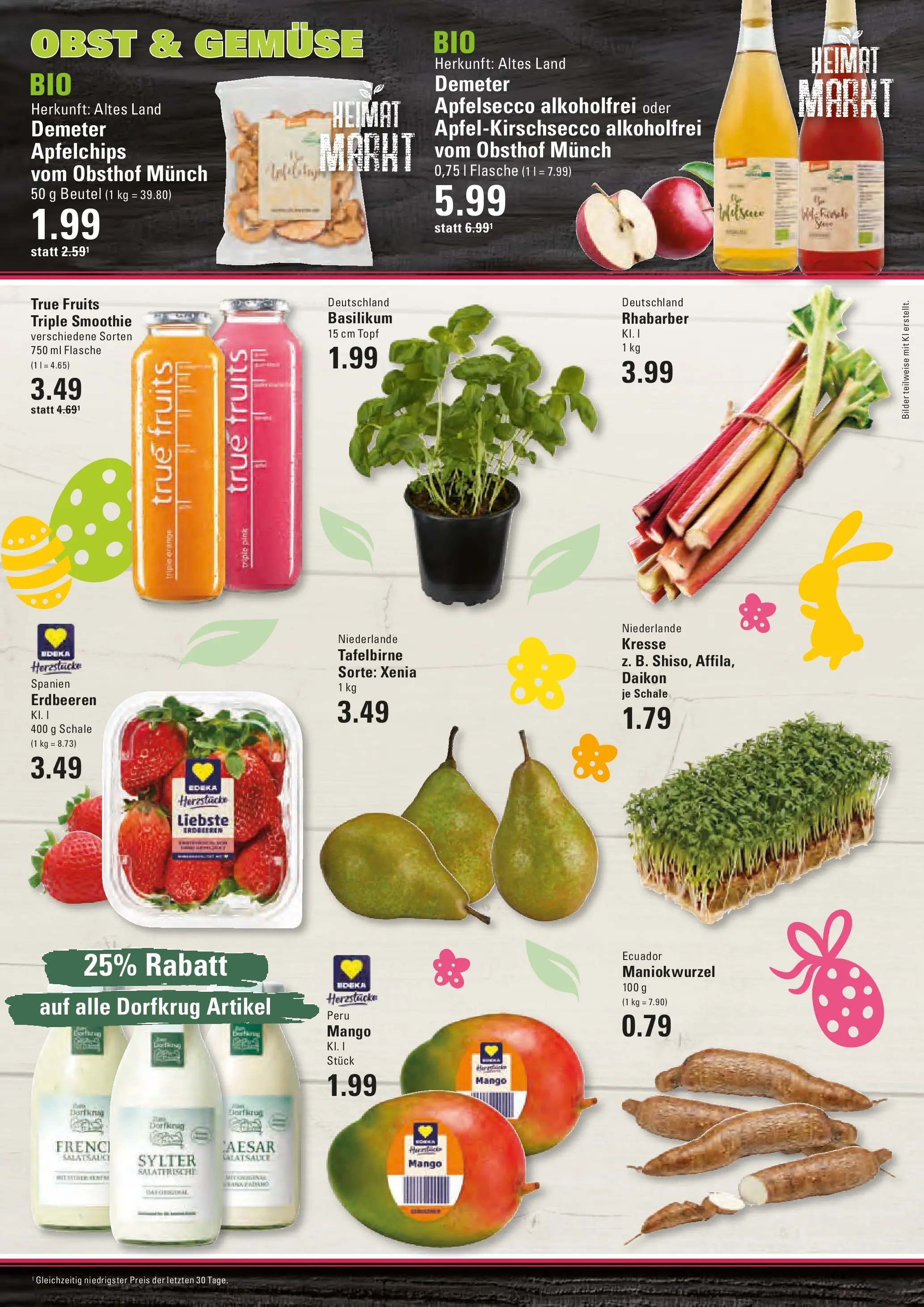 Edeka prospekt Stade	 (ab 30.03.2026) » Angebote Online | Seite: 2 | Produkte: Gemüse, Mango, Rhabarber, Erdbeeren