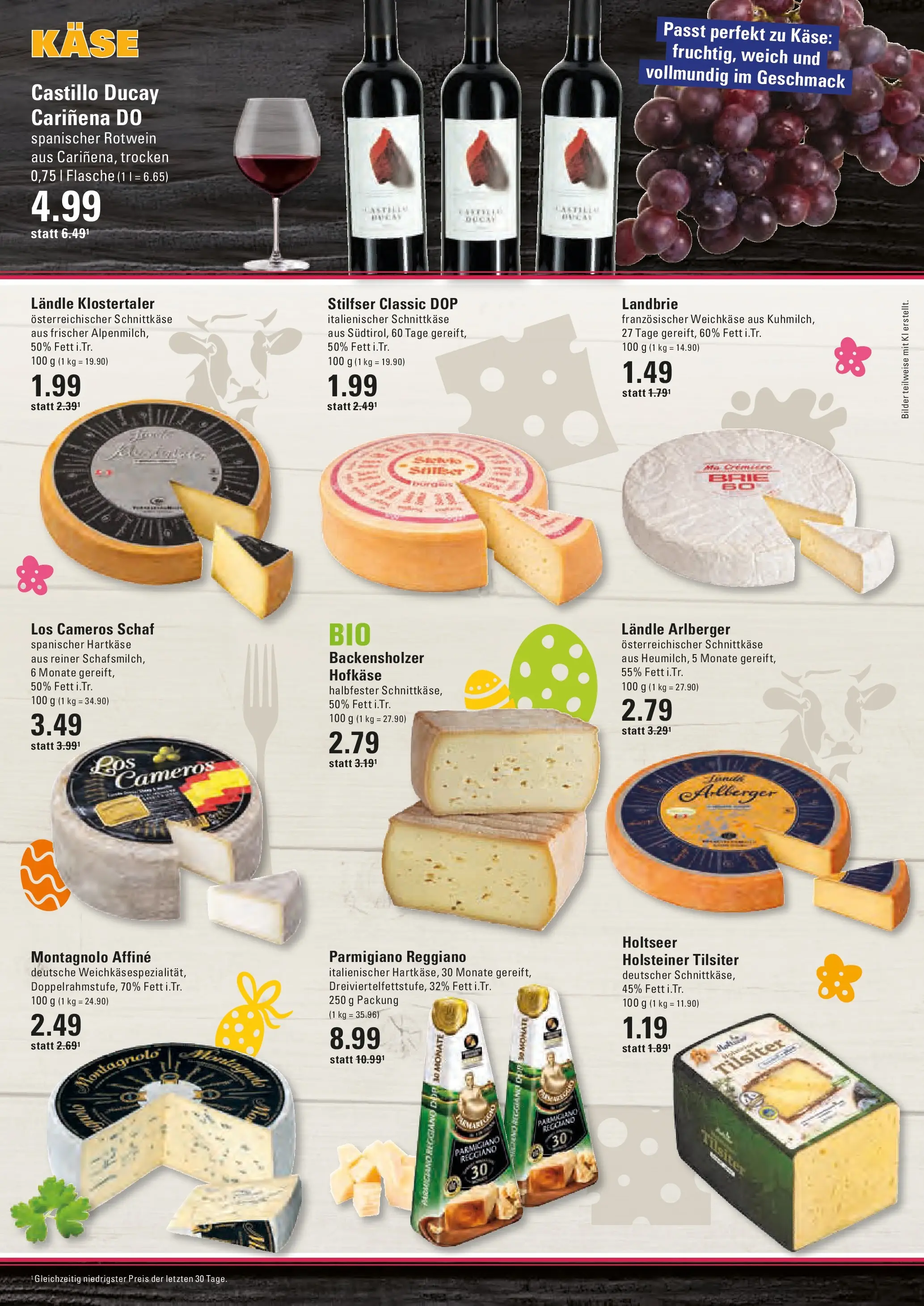 Edeka prospekt Stade	 (ab 30.03.2026) » Angebote Online | Seite: 7 | Produkte: Käse, Rotwein, Bilder