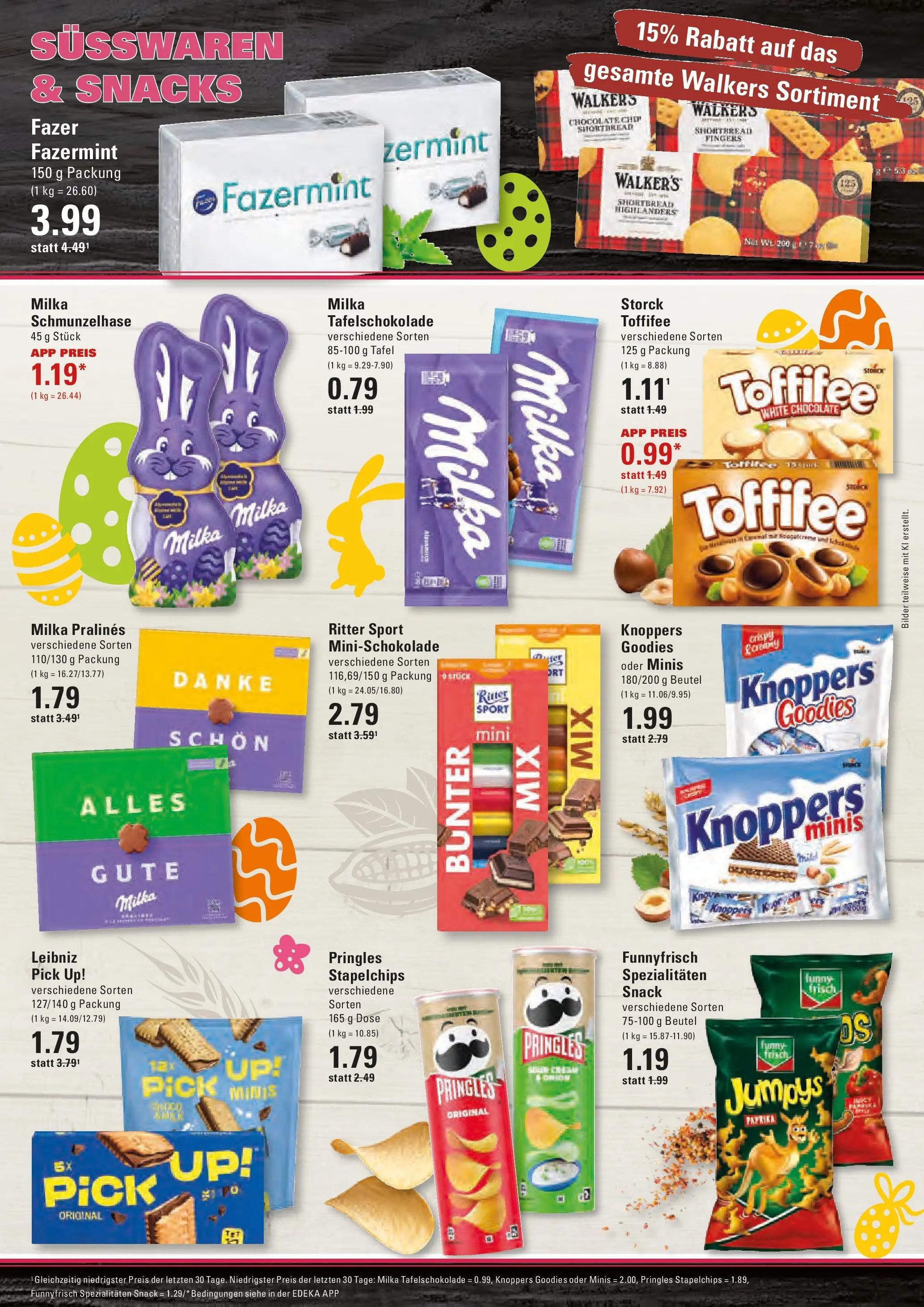 Edeka prospekt Stade	 (ab 30.03.2026) » Angebote Online | Seite: 11 | Produkte: Ritter sport, Milka, Bilder, Pringles