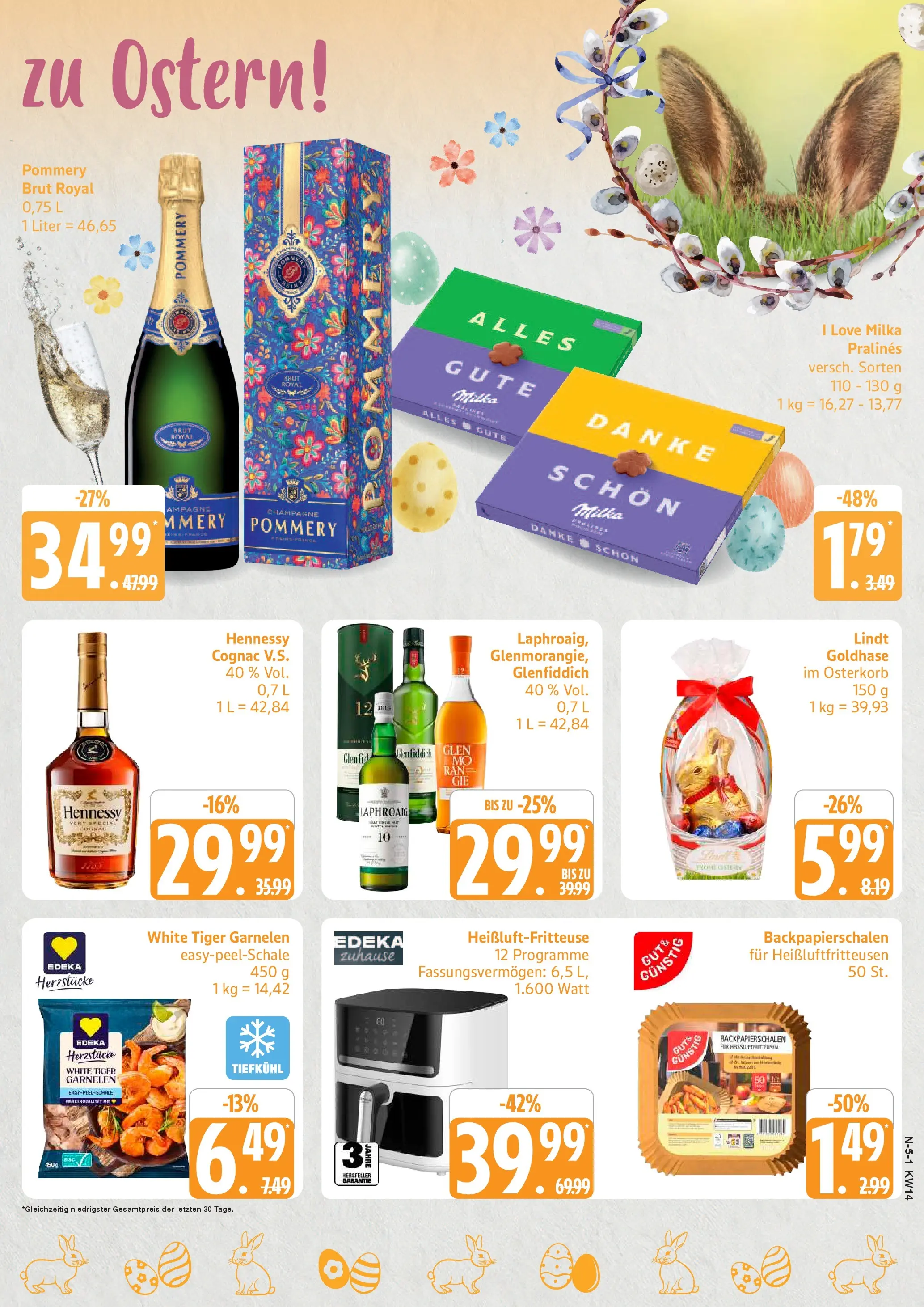 Edeka prospekt Rostock	 (ab 29.03.2026) » Angebote Online | Seite: 5 | Produkte: Whisky, Garnelen, Tiger garnelen, Heißluftfritteuse