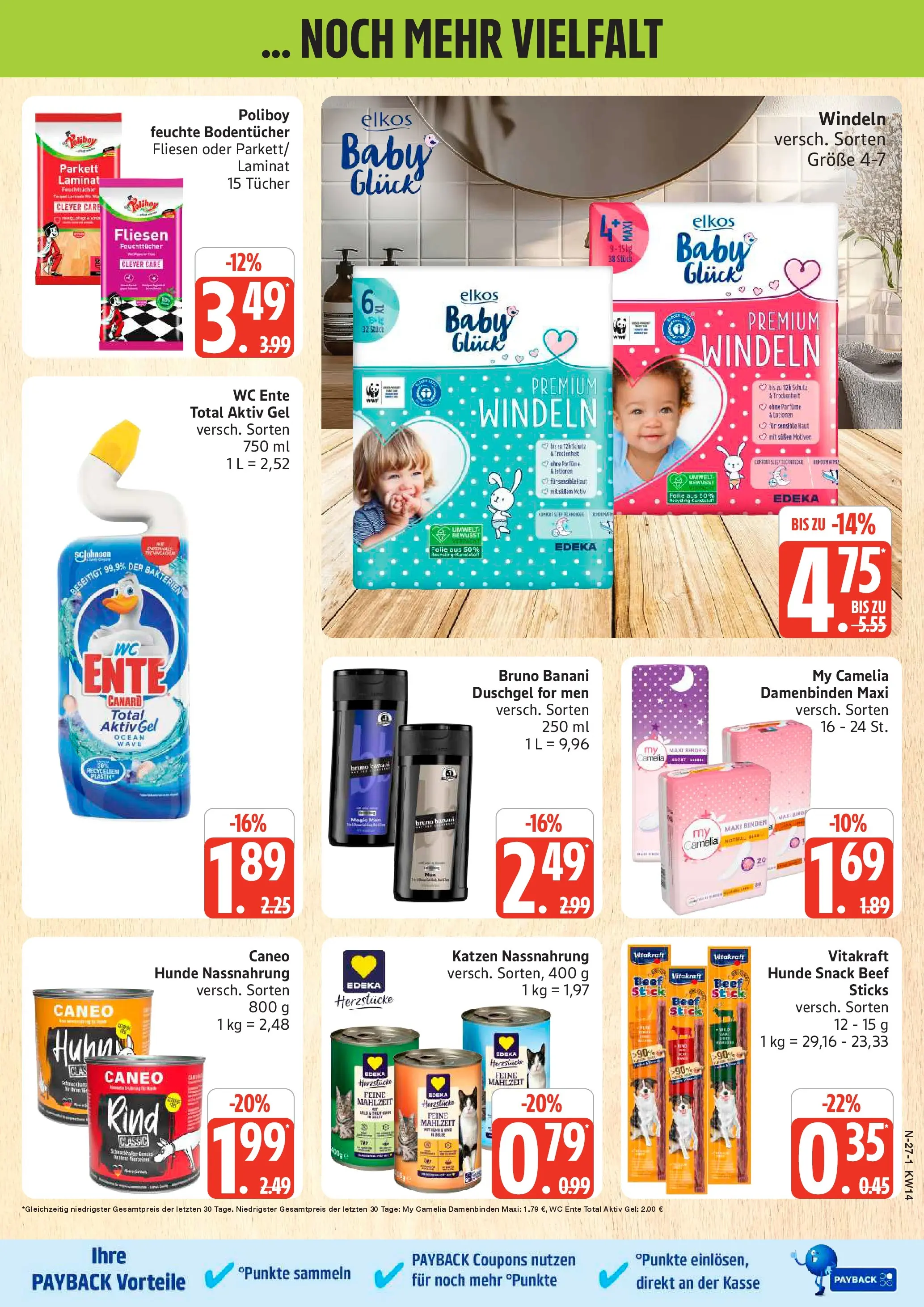 Edeka prospekt Rostock	 (ab 29.03.2026) » Angebote Online | Seite: 27 | Produkte: Duschgel, Shower Gel, Ente