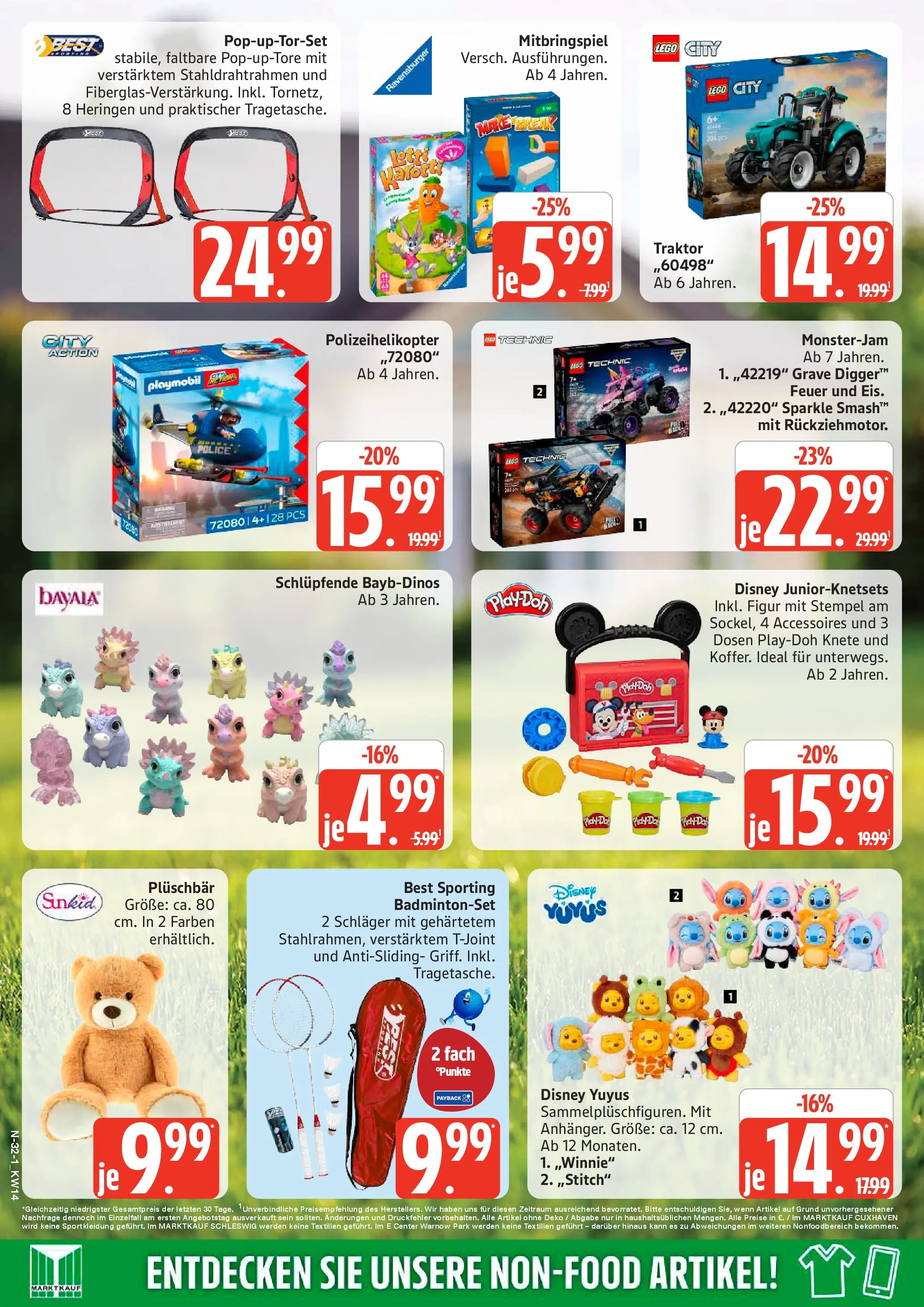 Edeka prospekt Rostock	 (ab 29.03.2026) » Angebote Online | Seite: 32 | Produkte: Monster, Badmintonset, Eis