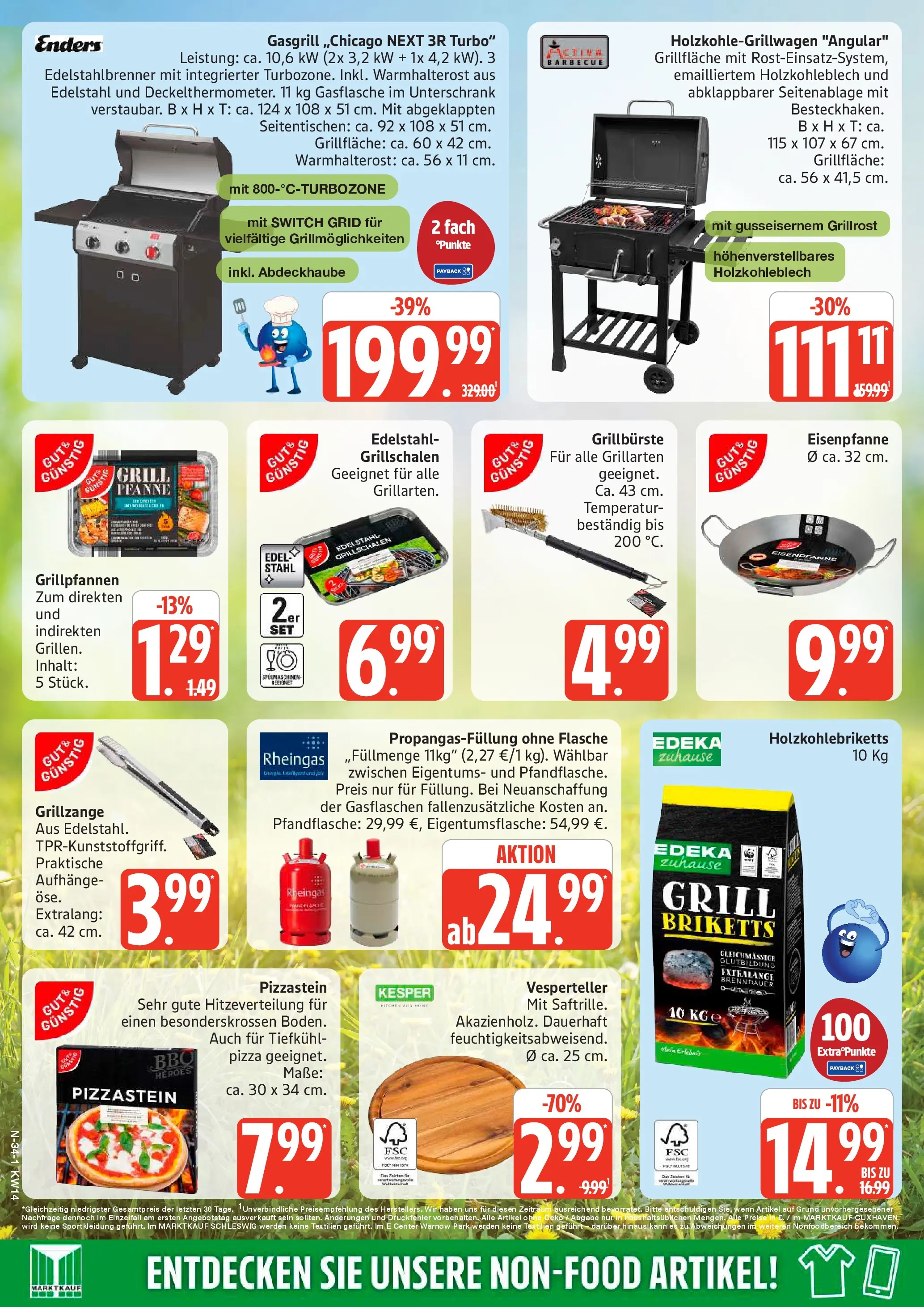 Edeka prospekt Rostock	 (ab 29.03.2026) » Angebote Online | Seite: 34 | Produkte: Grill, Unterschrank, Tiefkühlpizza, Pizza
