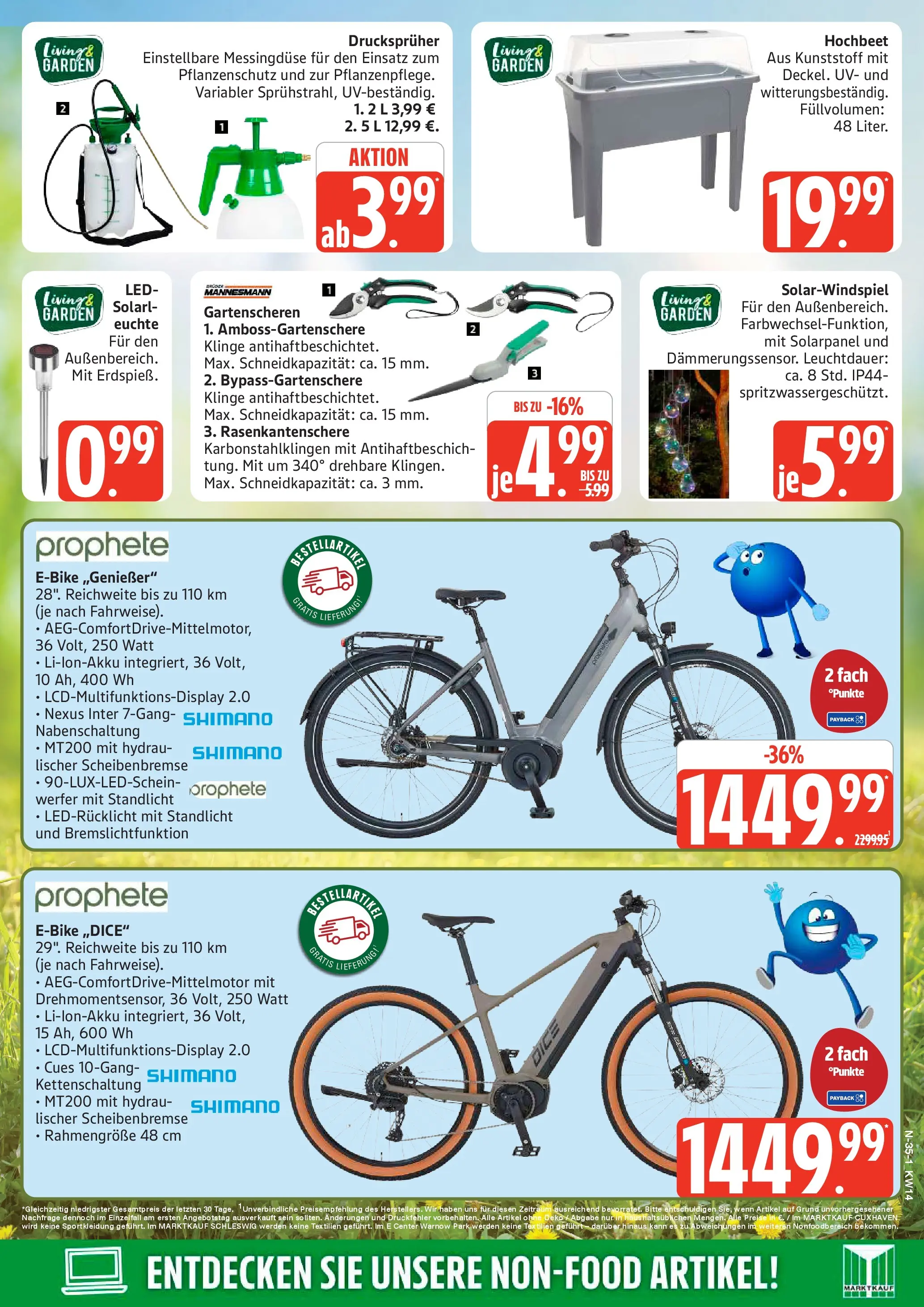 Edeka prospekt Rostock	 (ab 29.03.2026) » Angebote Online | Seite: 35 | Produkte: Hochbeet, E-Bike