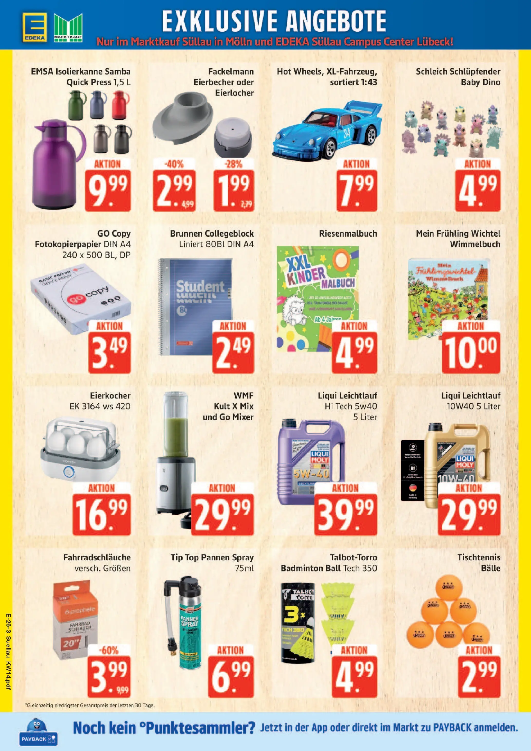 Edeka prospekt Ratzeburg	 (ab 30.03.2026) » Angebote Online | Seite: 31 | Produkte: Top, Mixer, Eierkocher