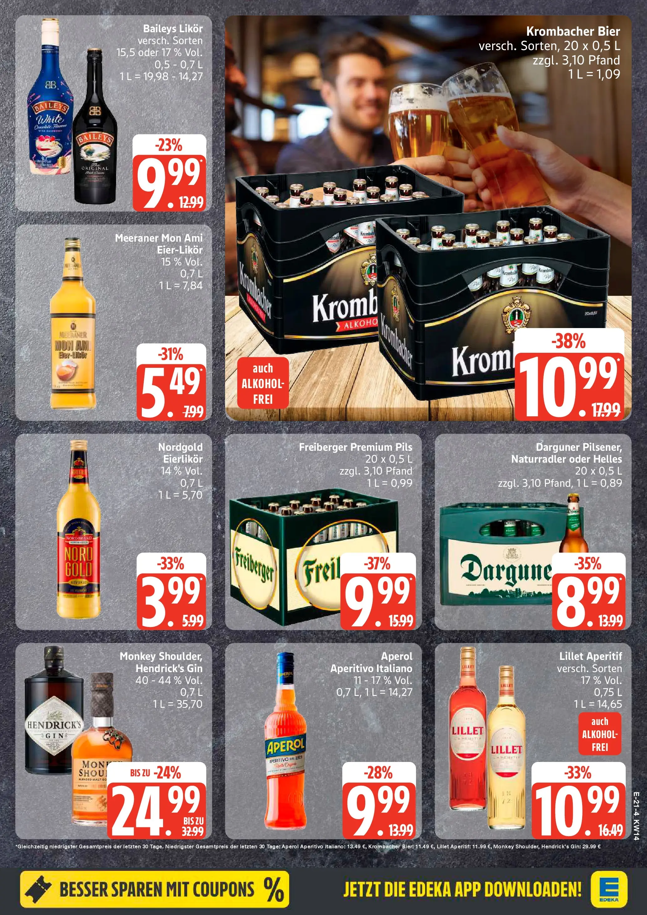 Angebote (ab 30.03.2026) » Angebote Online | Seite: 21 | Produkte: Bier, Likör, Pils, Baileys